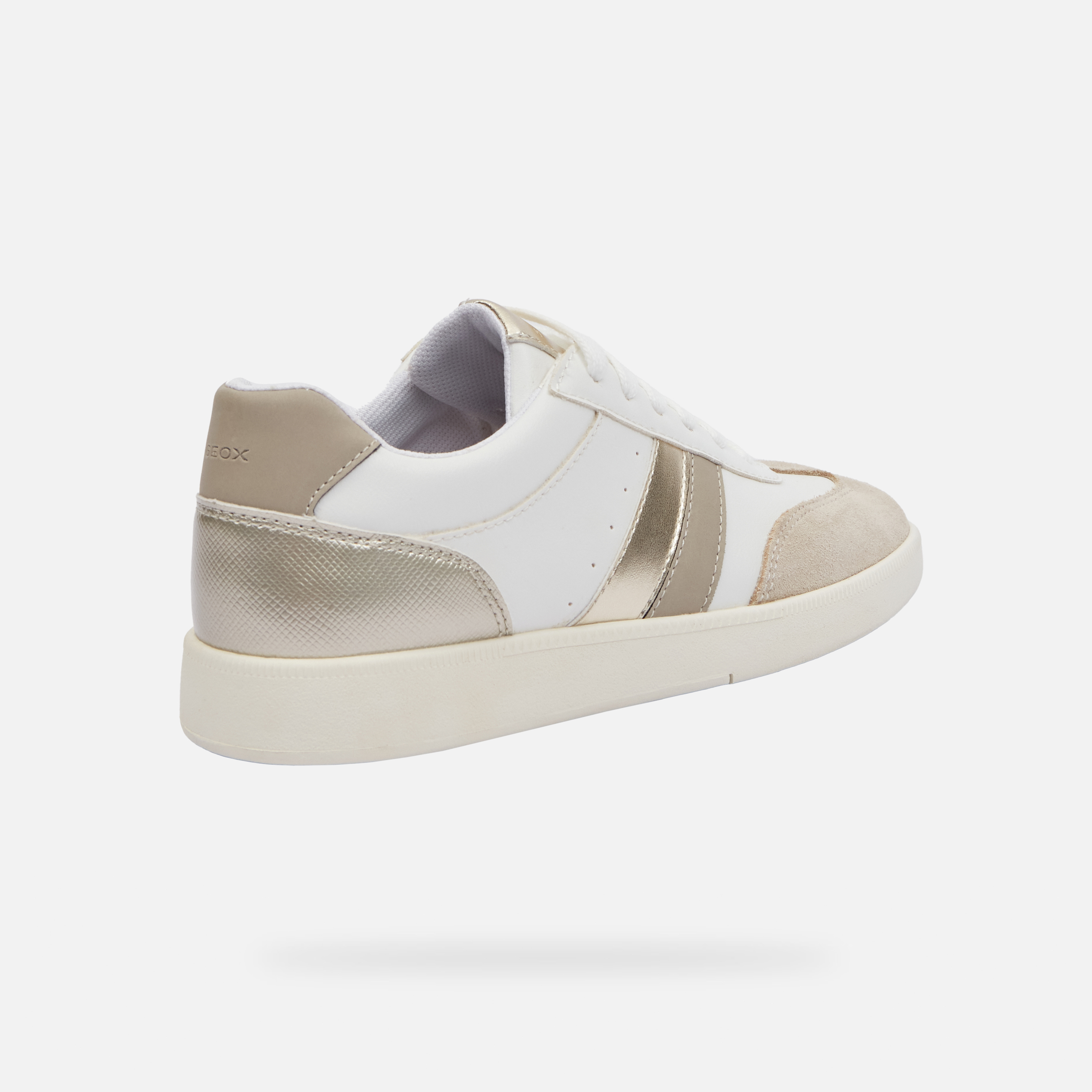 White women's sneakers Geox Meleda - Women's