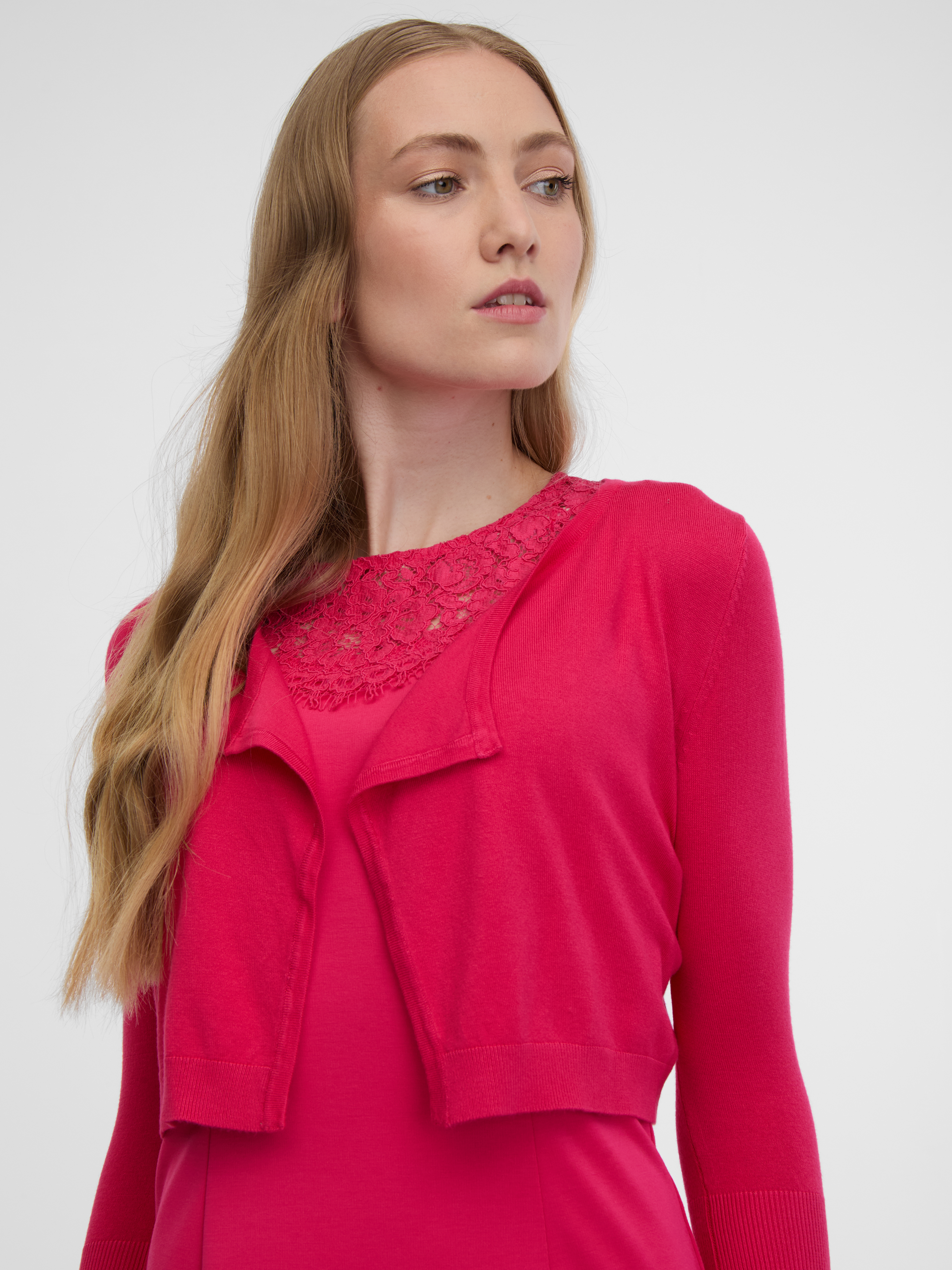 Cardigane pentru femei ORSAY - roz inchis