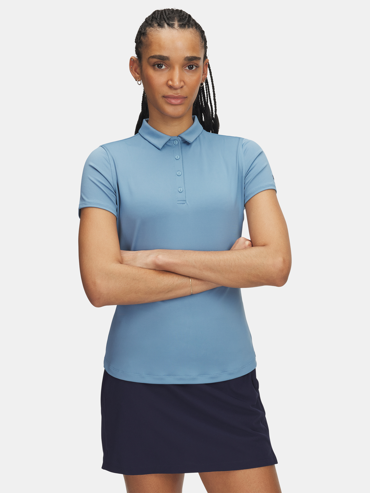 Women's T-shirt Under Armour UA Playoff SS Polo-BLU - Women's
