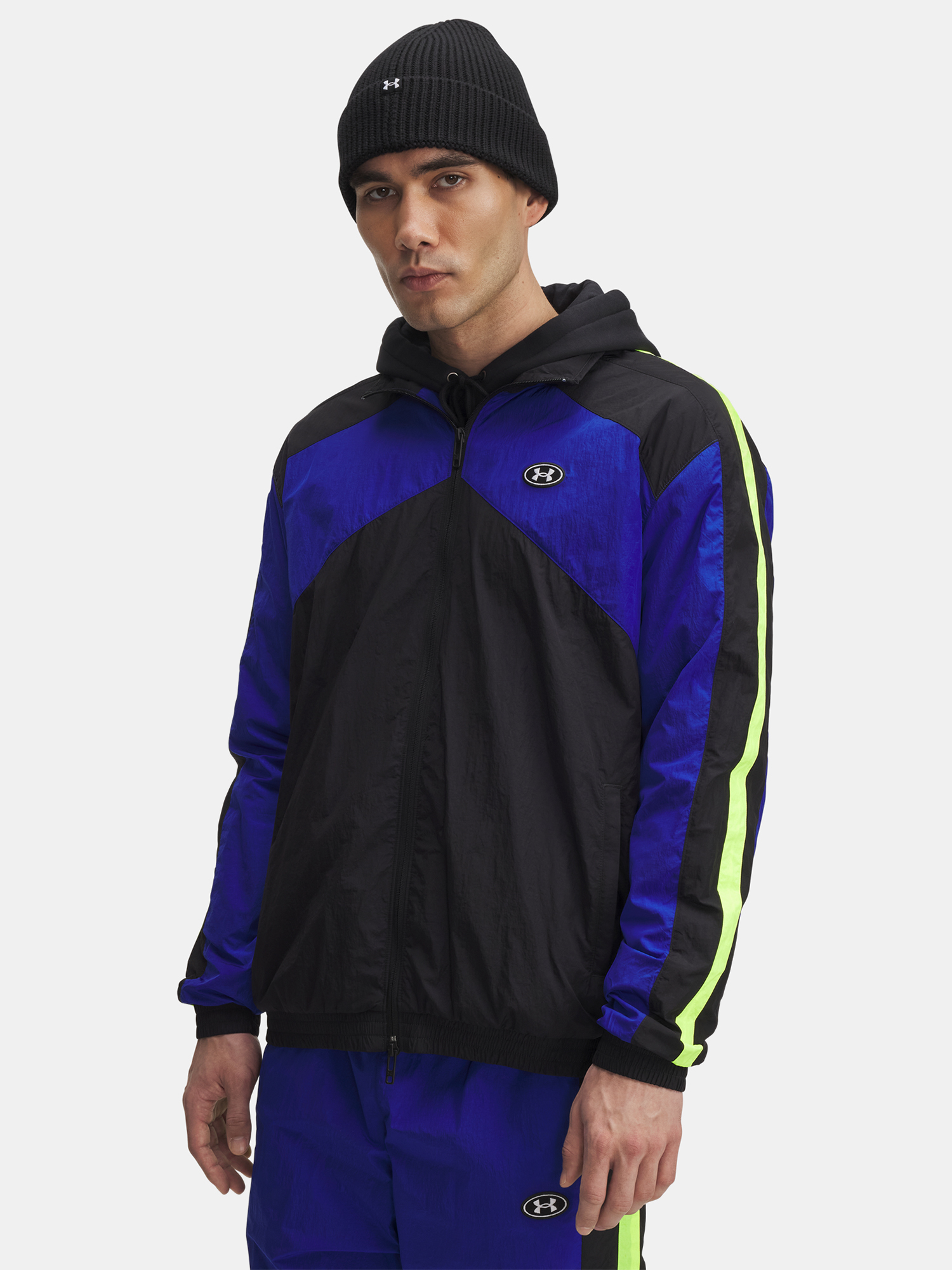 Men&#039;s Under Armour UA Icon Wvn Track Jkt-BLK Jacket - Mens