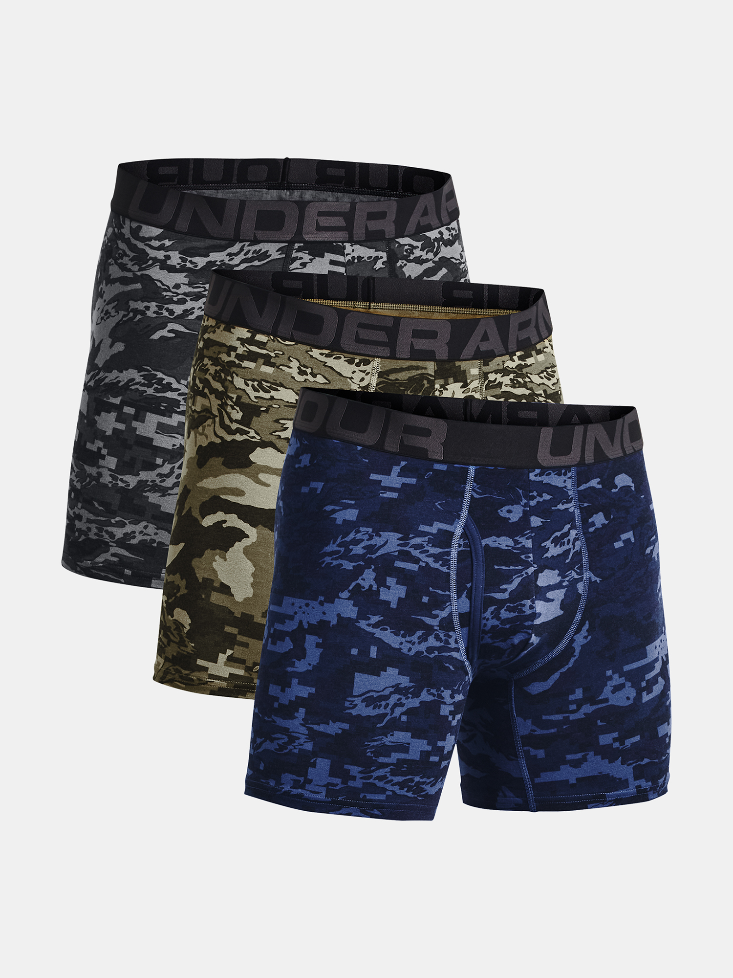 Under Armour Boxer Shorts UA CC 6in Novelty 3 Pack-BLK - Mens