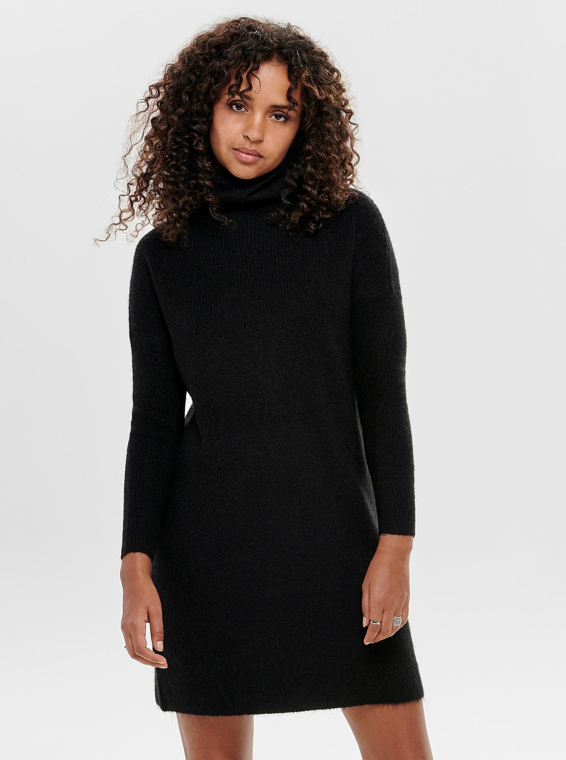 Only - Women's Turtleneck Dress - Onljana L/S Cowlnck Dress Wool Kn Noos 15140166