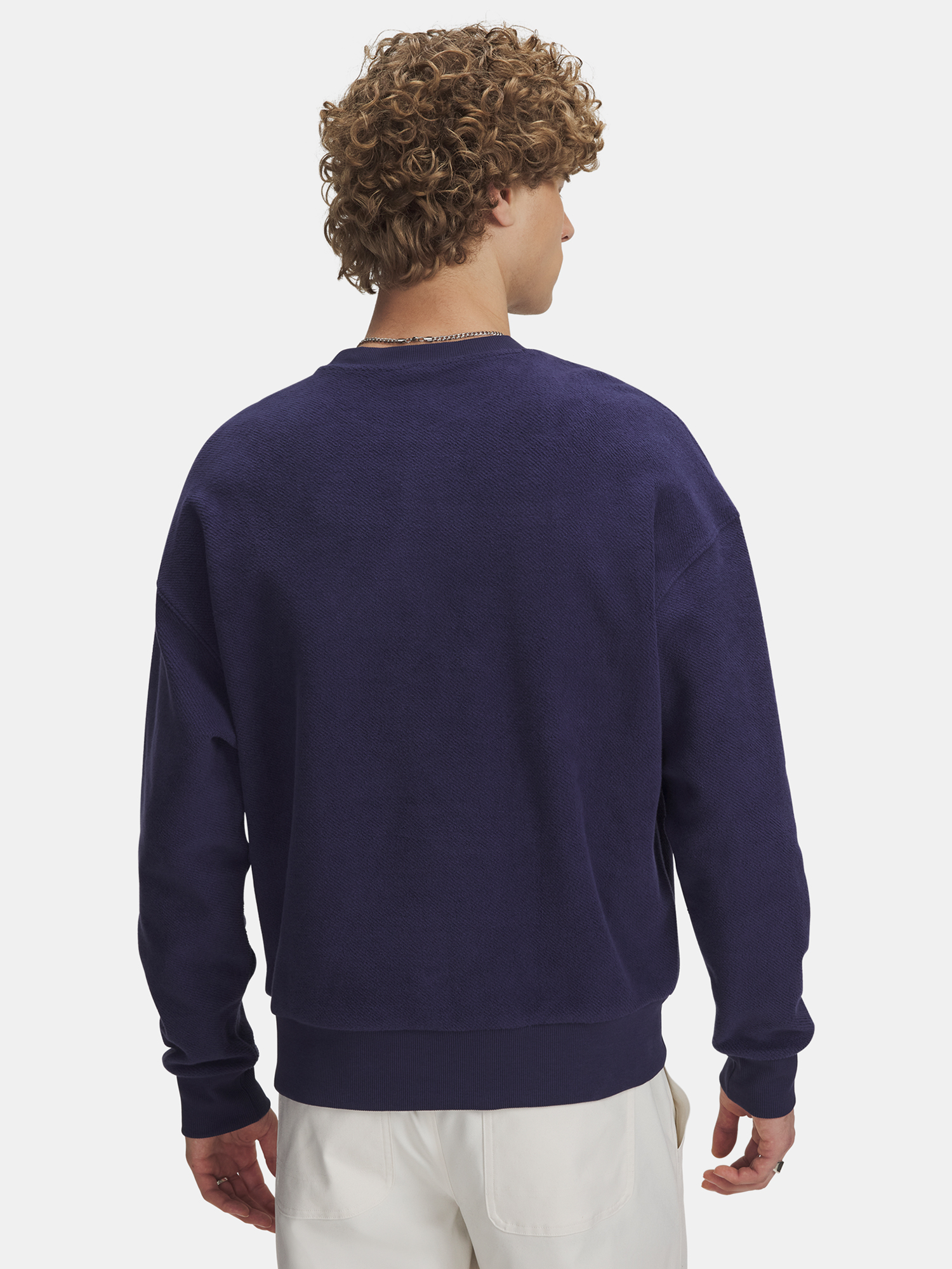 Men's sweatshirt Under Armour UA Icon Rev Terry Crew-BLU - Men's