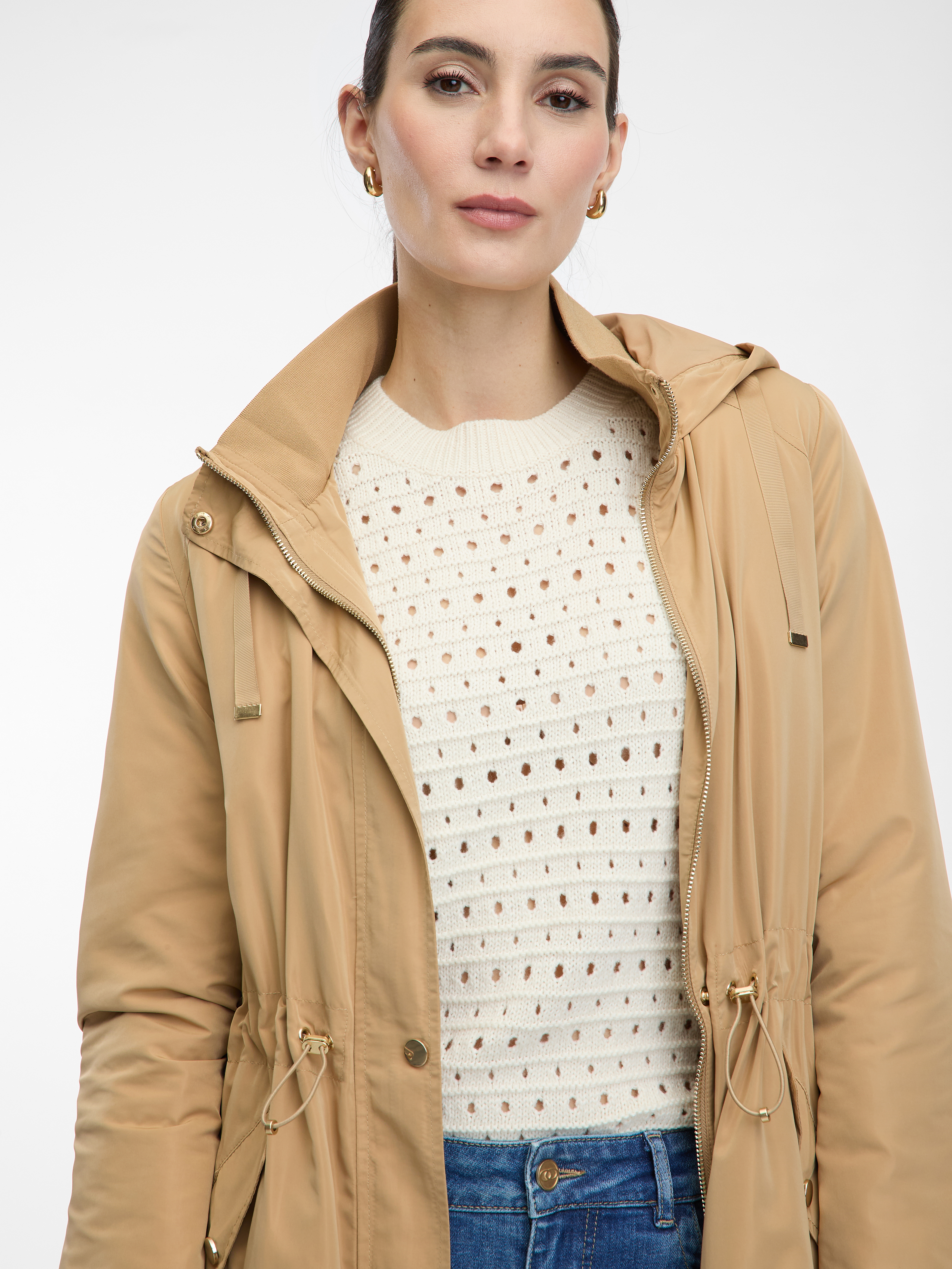 Geci parka pentru femei ORSAY - maro