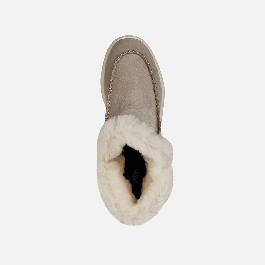 Beige women's ankle boots Geox Spherica 4x4 B ABX - Women's