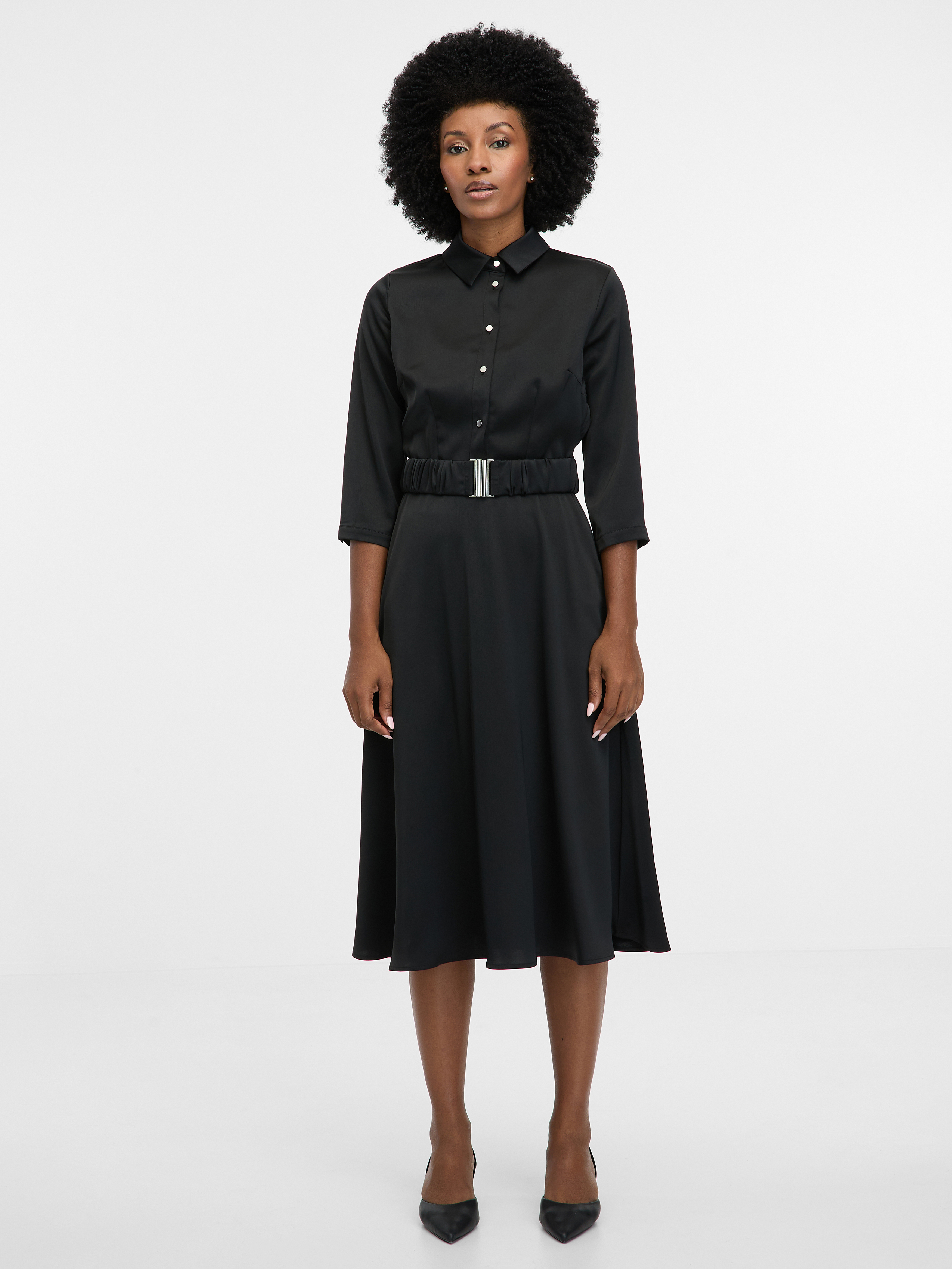 Black women's knee-length dress ORSAY - Women's