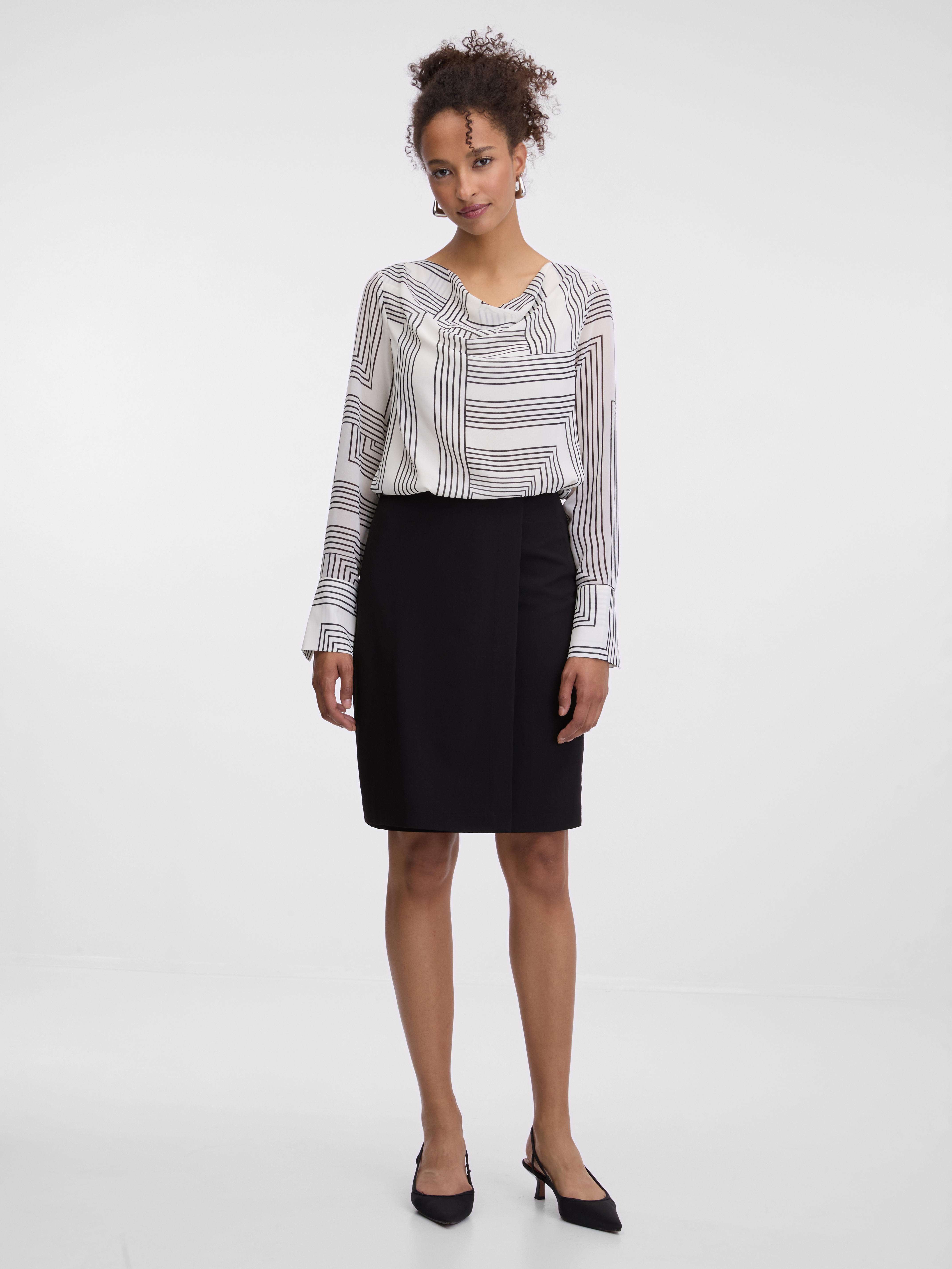 Black women&#039;s knee-length pencil skirt ORSAY - Women&#039;s