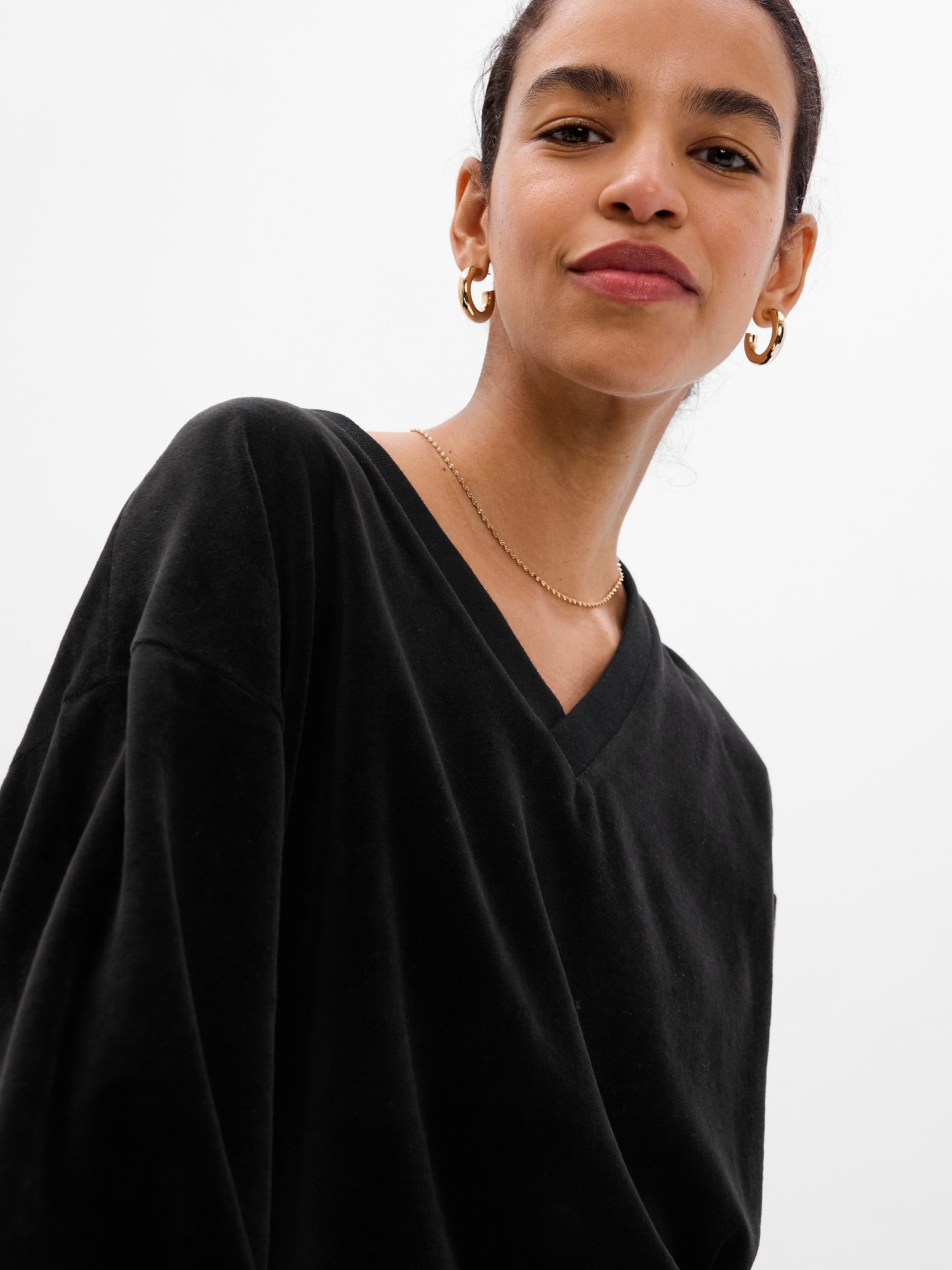 Pulovere si hanorace pentru femei GAP - negru