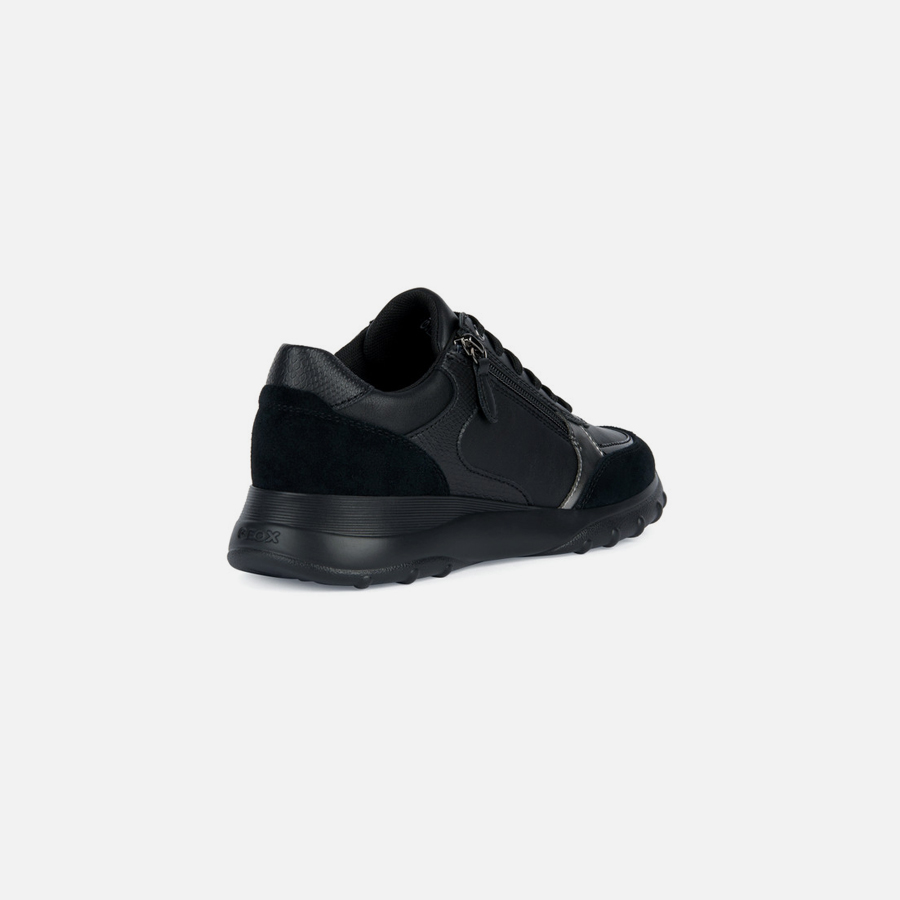 Black women's sneakers Geox Alleniee - Women's