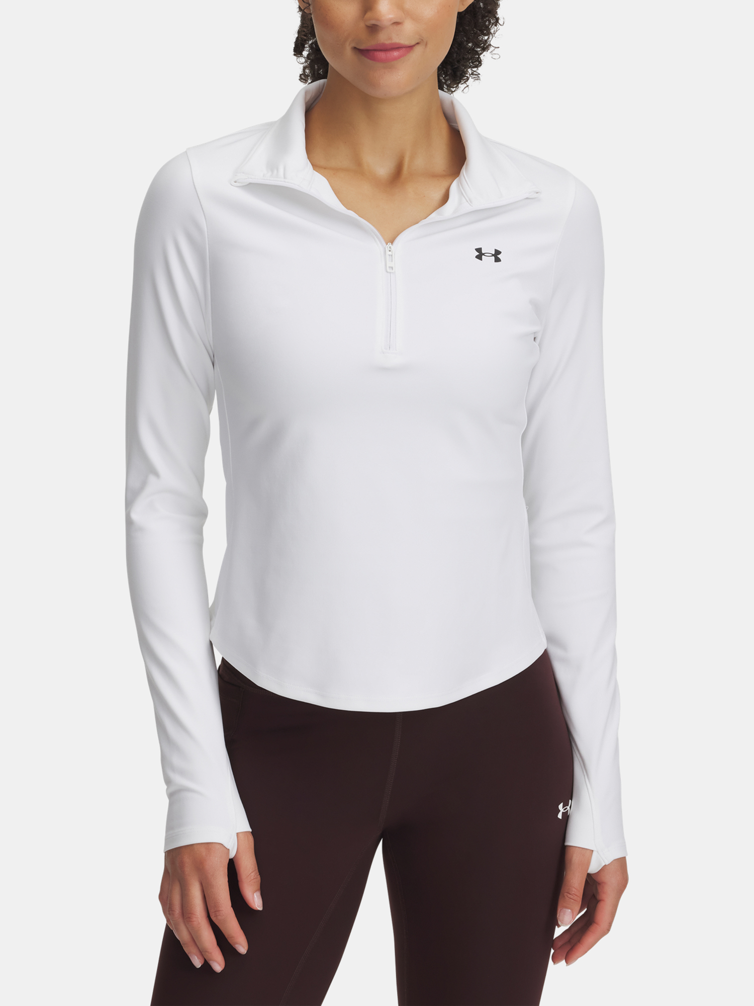 Women's T-shirt Under Armour Motion 1/2 Zip EMEA - Women's