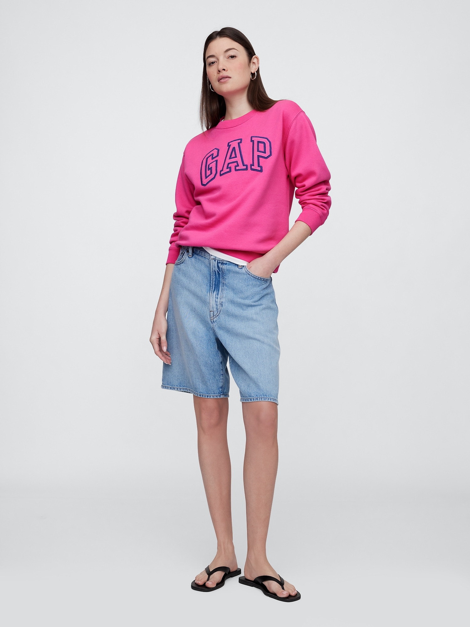 GAP Sweatshirt with Heritage logo - Women&#039;s