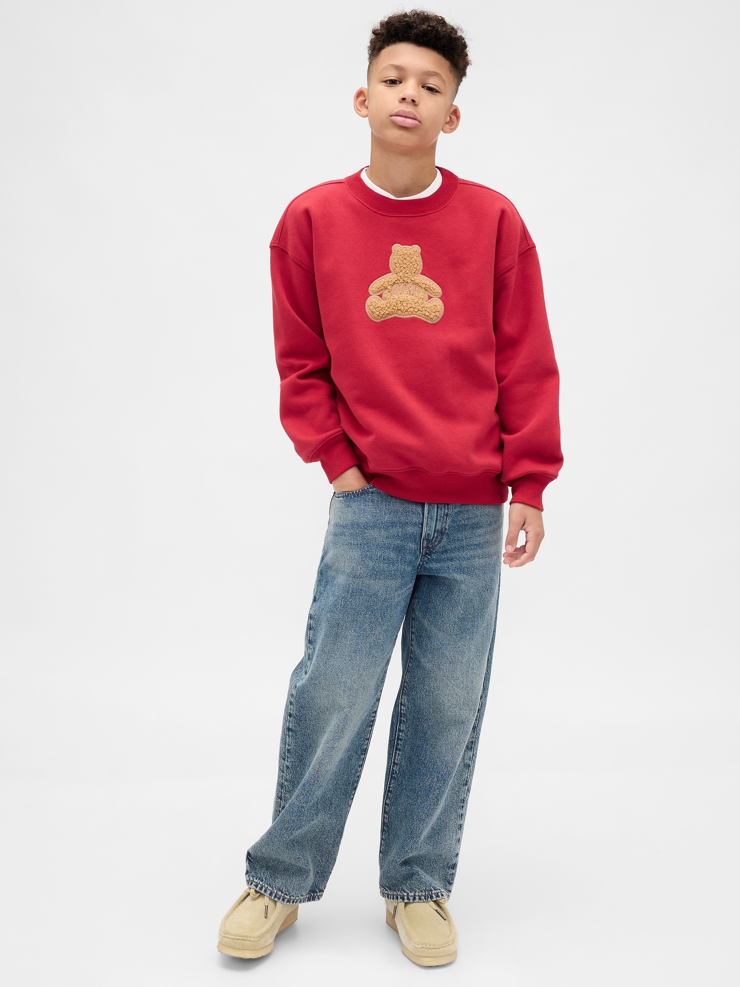 Hanorac GAP pentru copii cu ursuleț