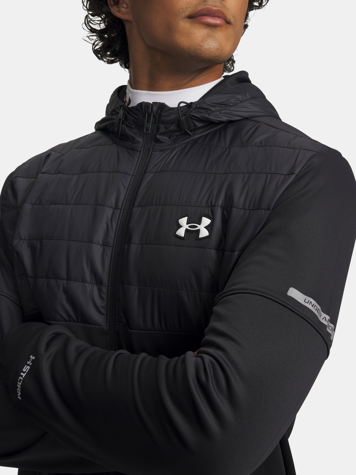 Men's Under Armour UA Armour Flc Pro Utility Sweatshirt FZ-BLK - Men's
