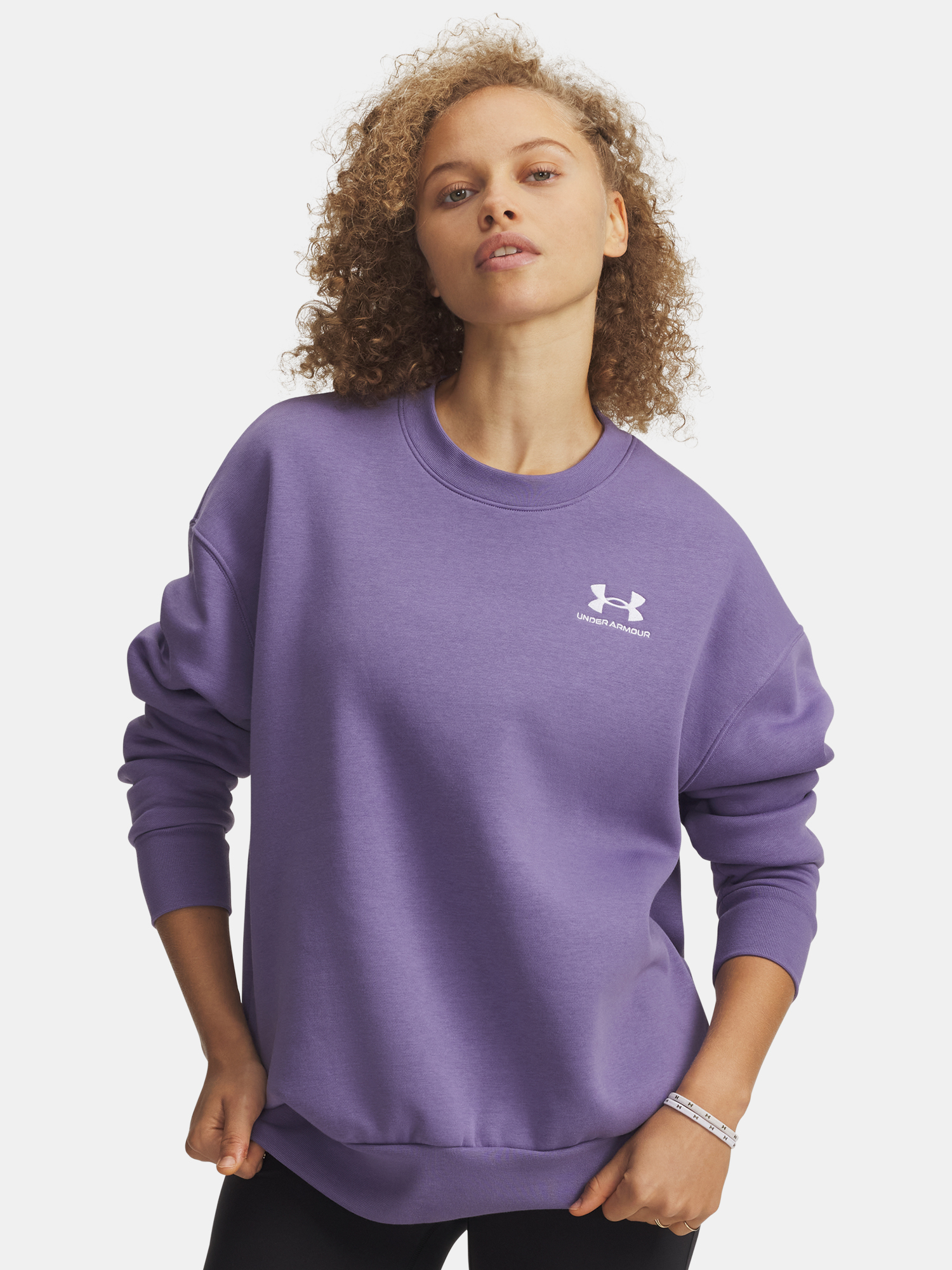 Дамски суитшърт Under Armour UA Icon Fleece OS Crew