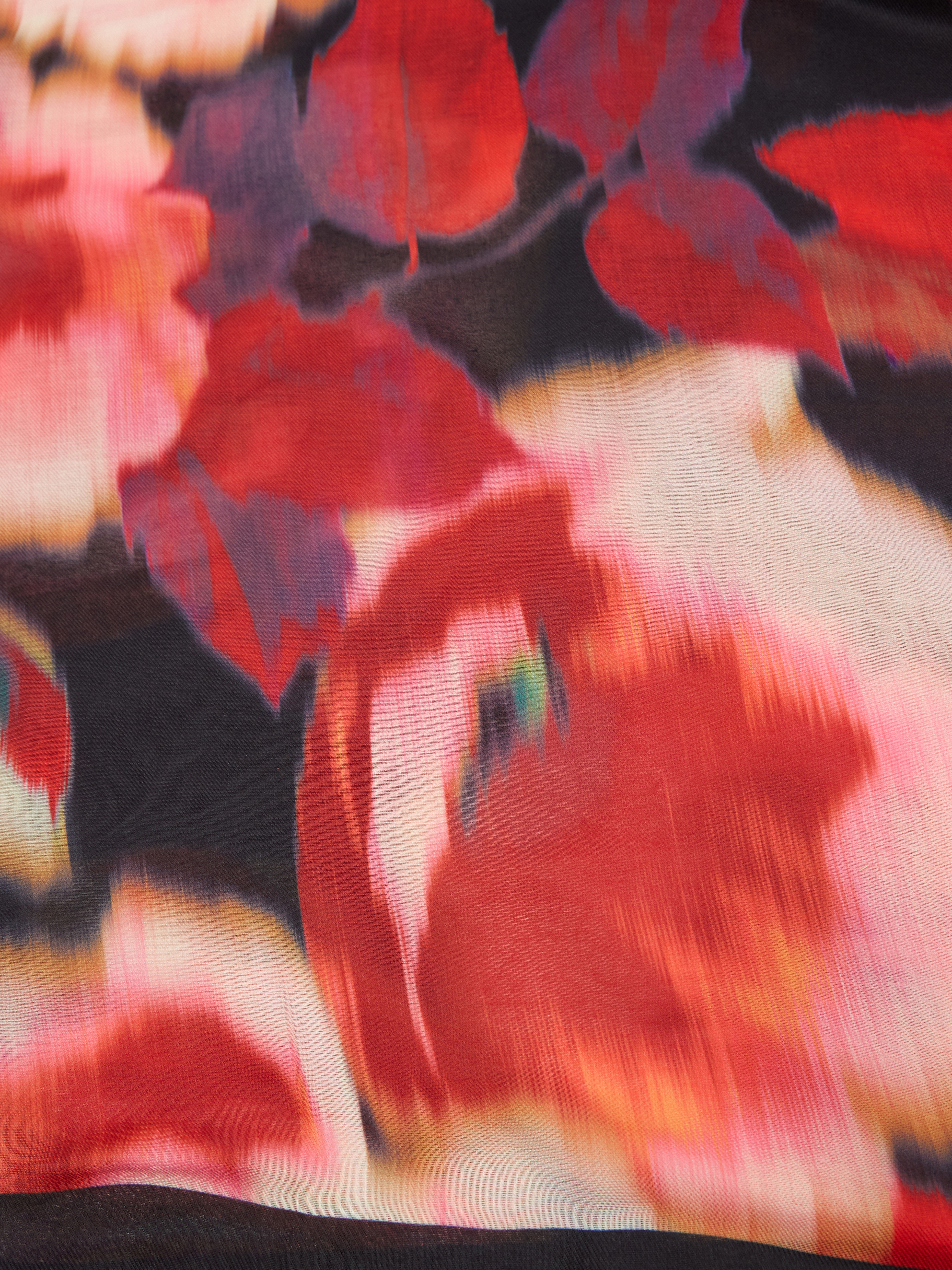 Red women&#039;s patterned scarf ORSAY - Women&#039;s