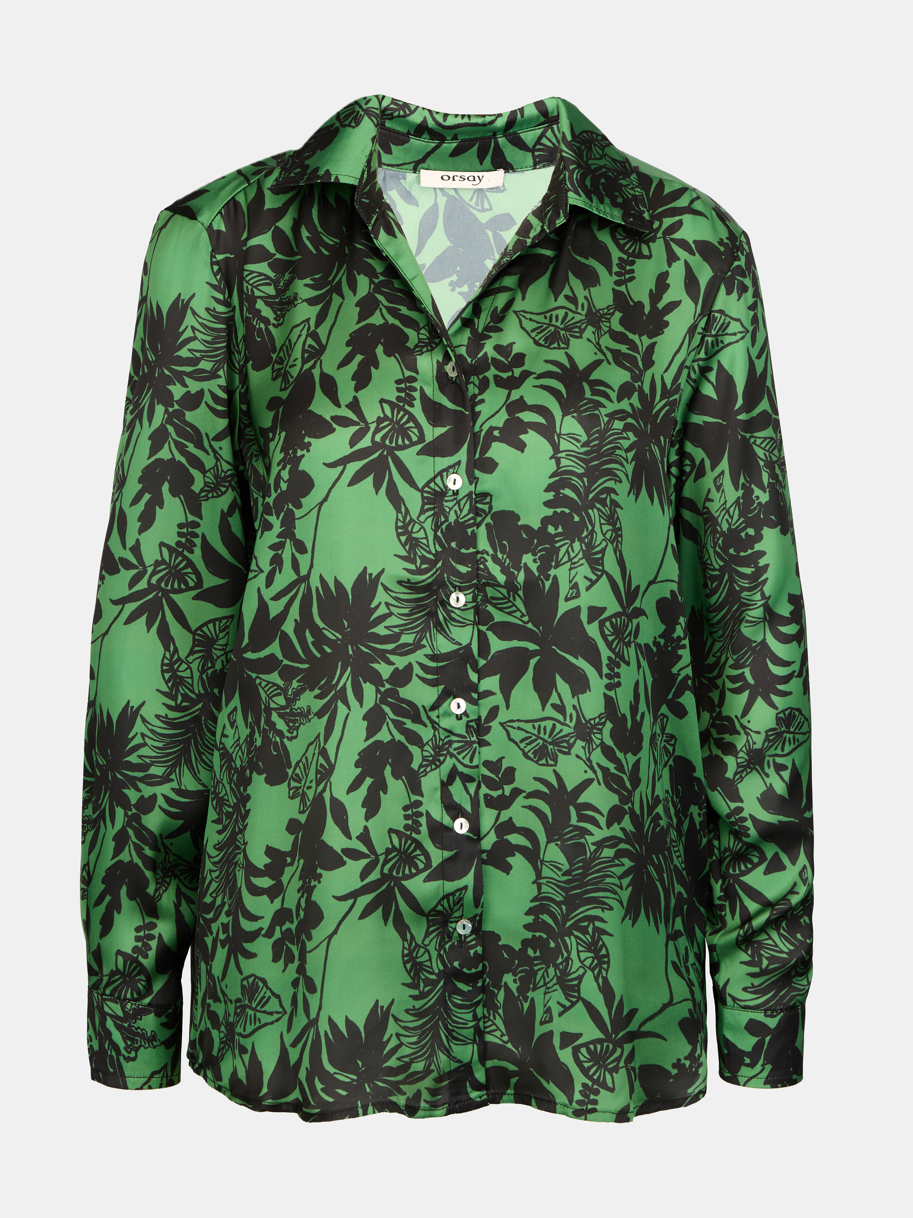 Zelená vzorovaná halenka ORSAY