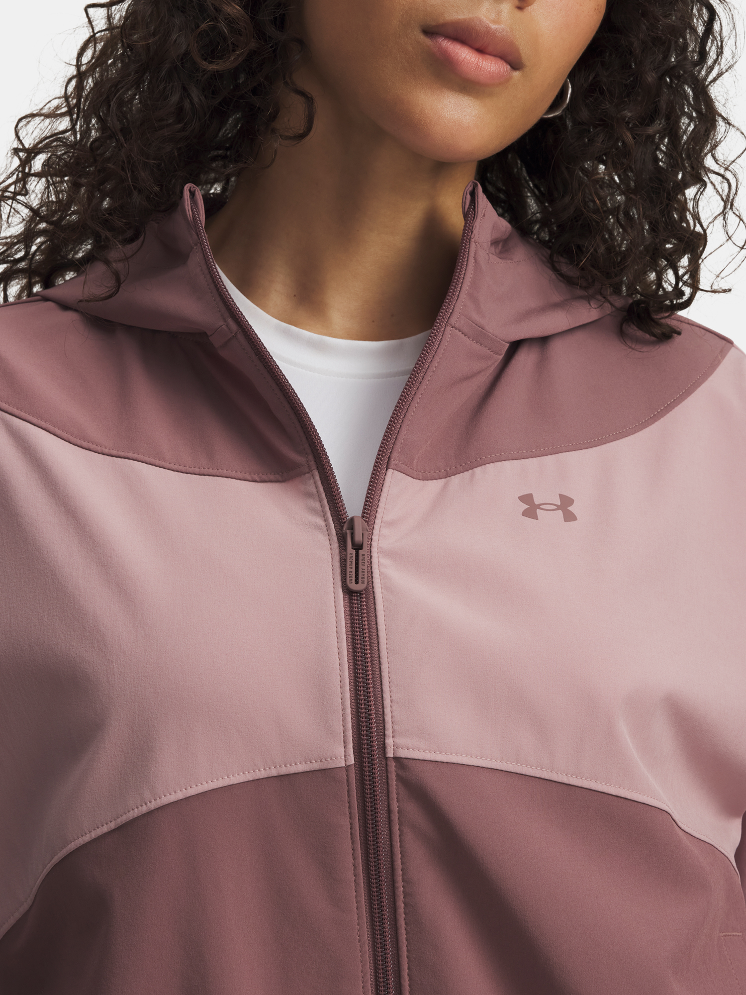Women's jacket Under Armour UA Rival Woven Jkt HD-BRN - Women's
