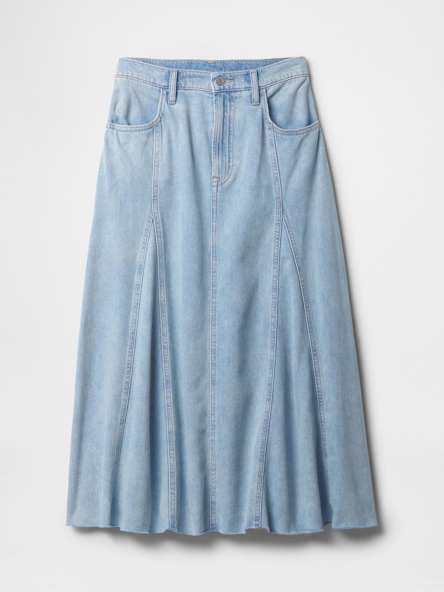 GAP Denim maxi skirt UltraSoft - Women's