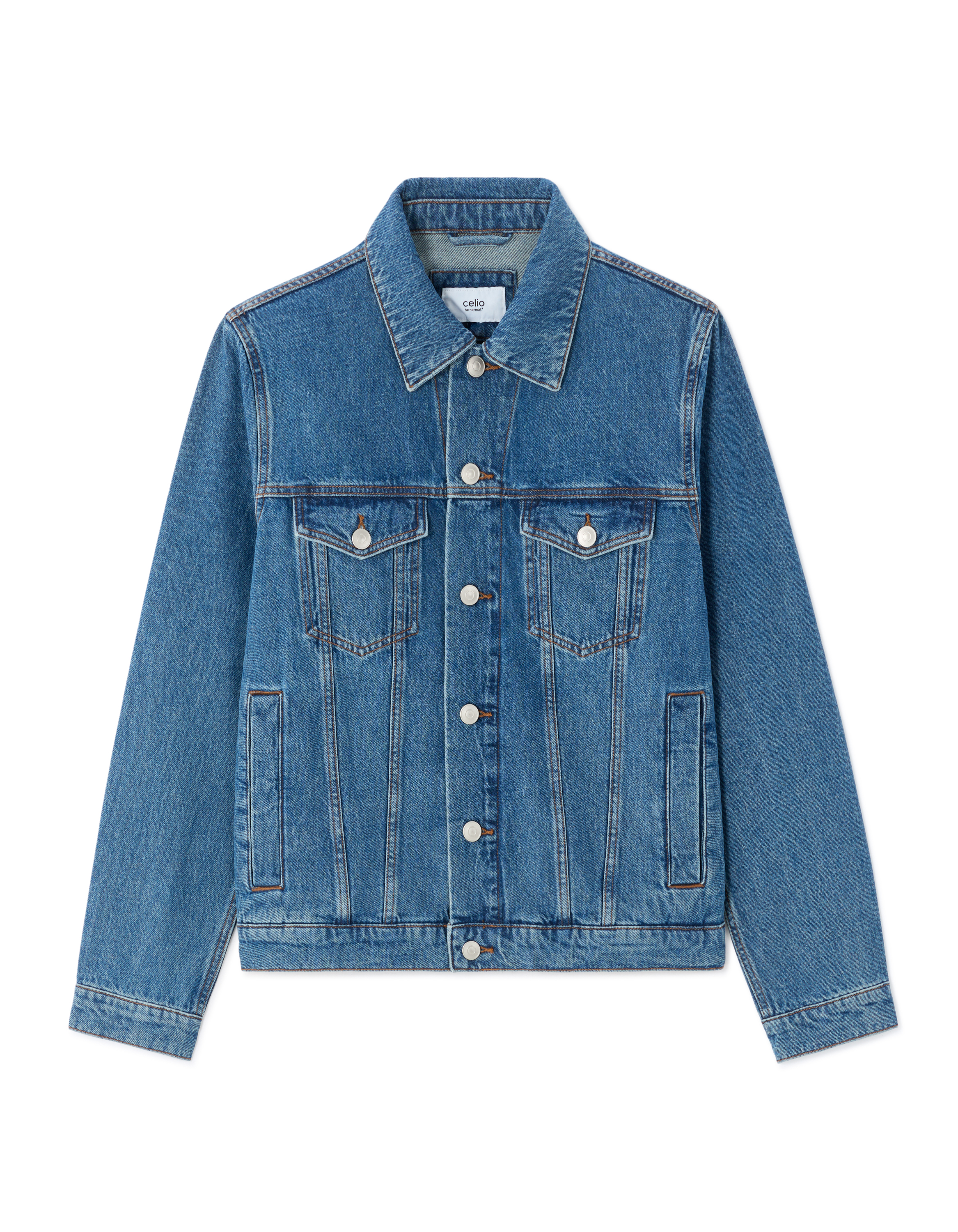Celio Denim Jacket Gudens1 - Mens