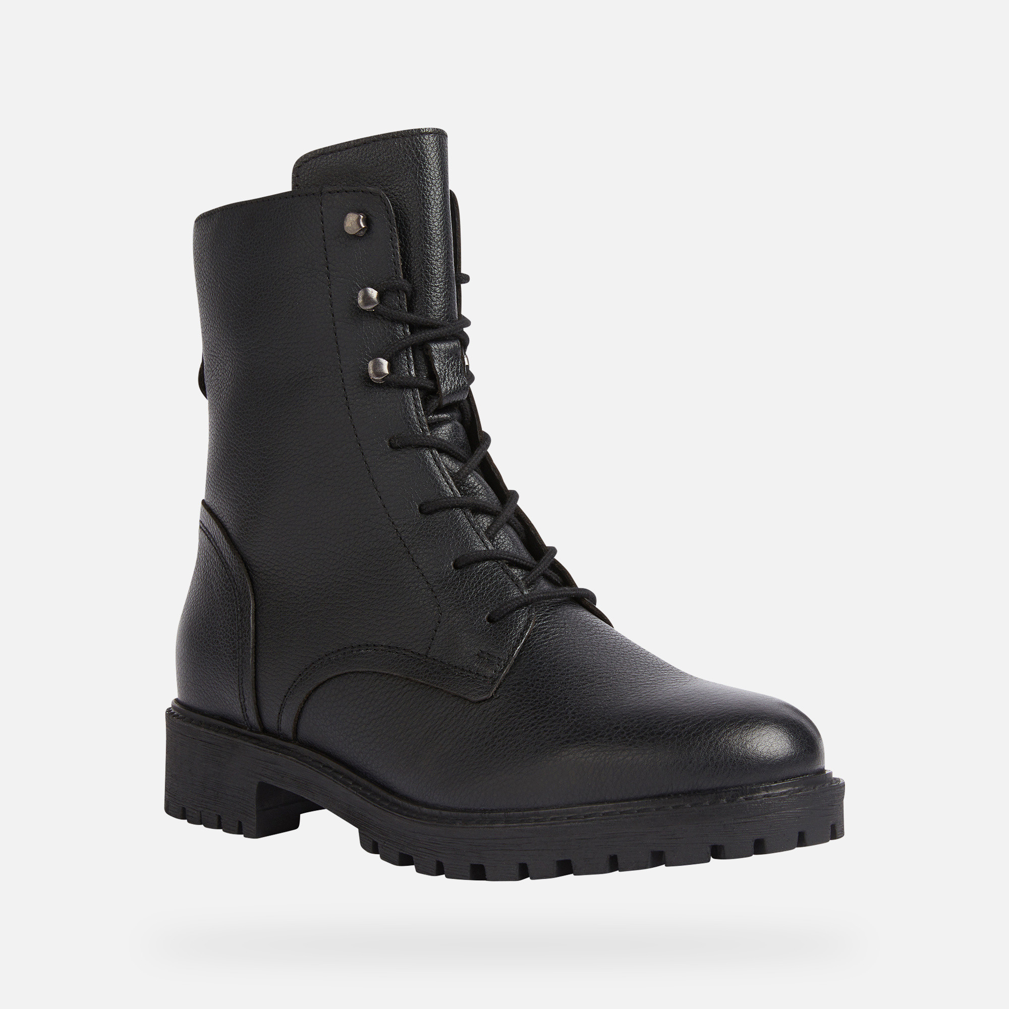 Black women's ankle boots Geox Hoara - Women's