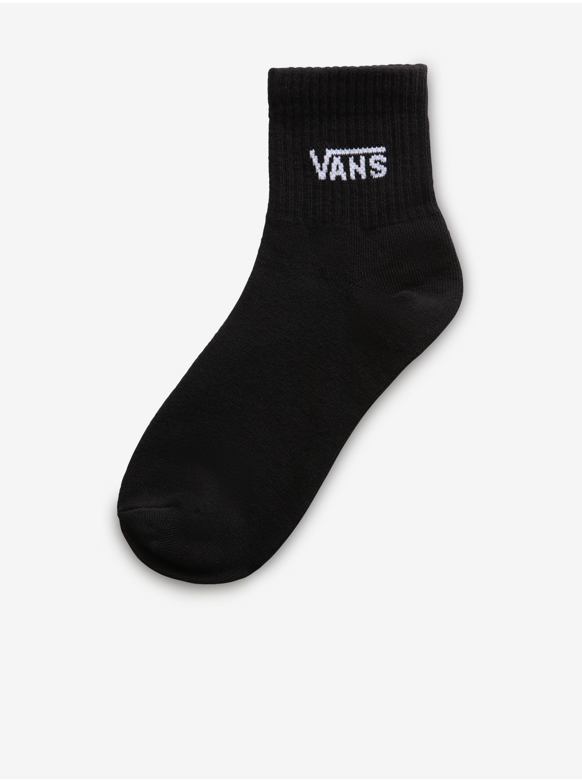 Levně Černé dámské ponožky VANS Half Crew - Dámské