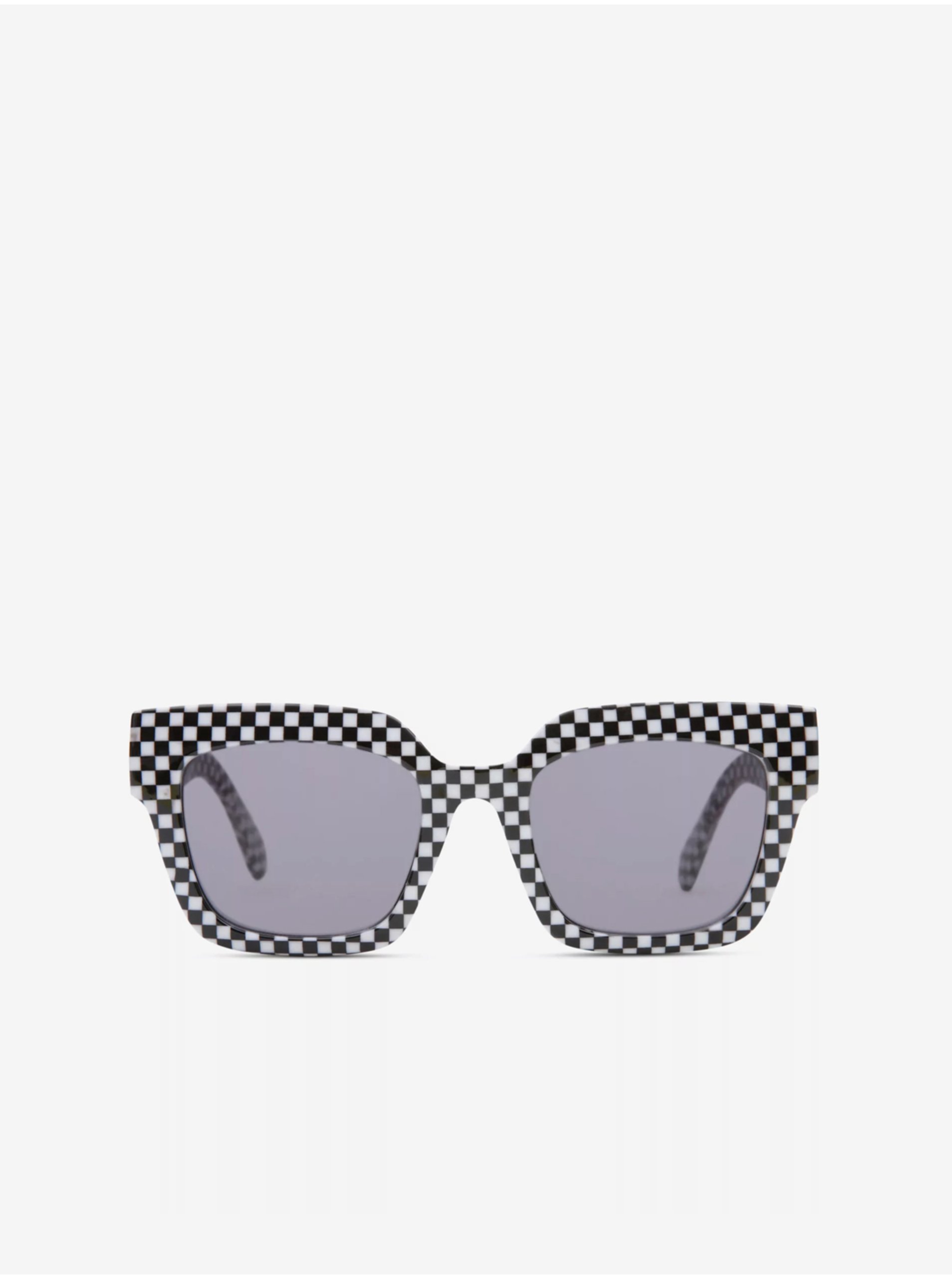 Levně Černo-bílé pánské vzorované sluneční brýle VANS Belden Shades - Pánské