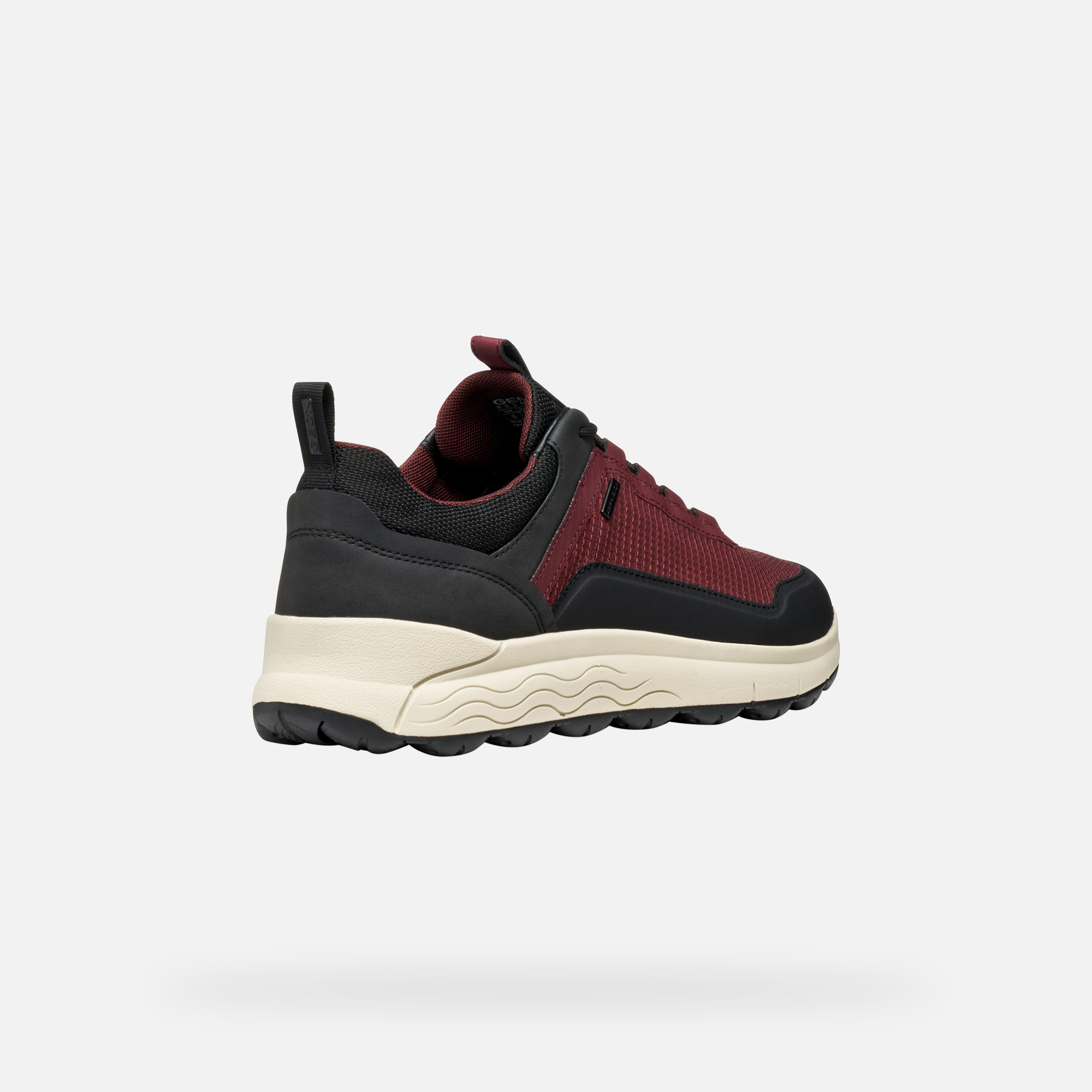 Burgundy men's sneakers Geox Spherica 4X4 ABX - Men's