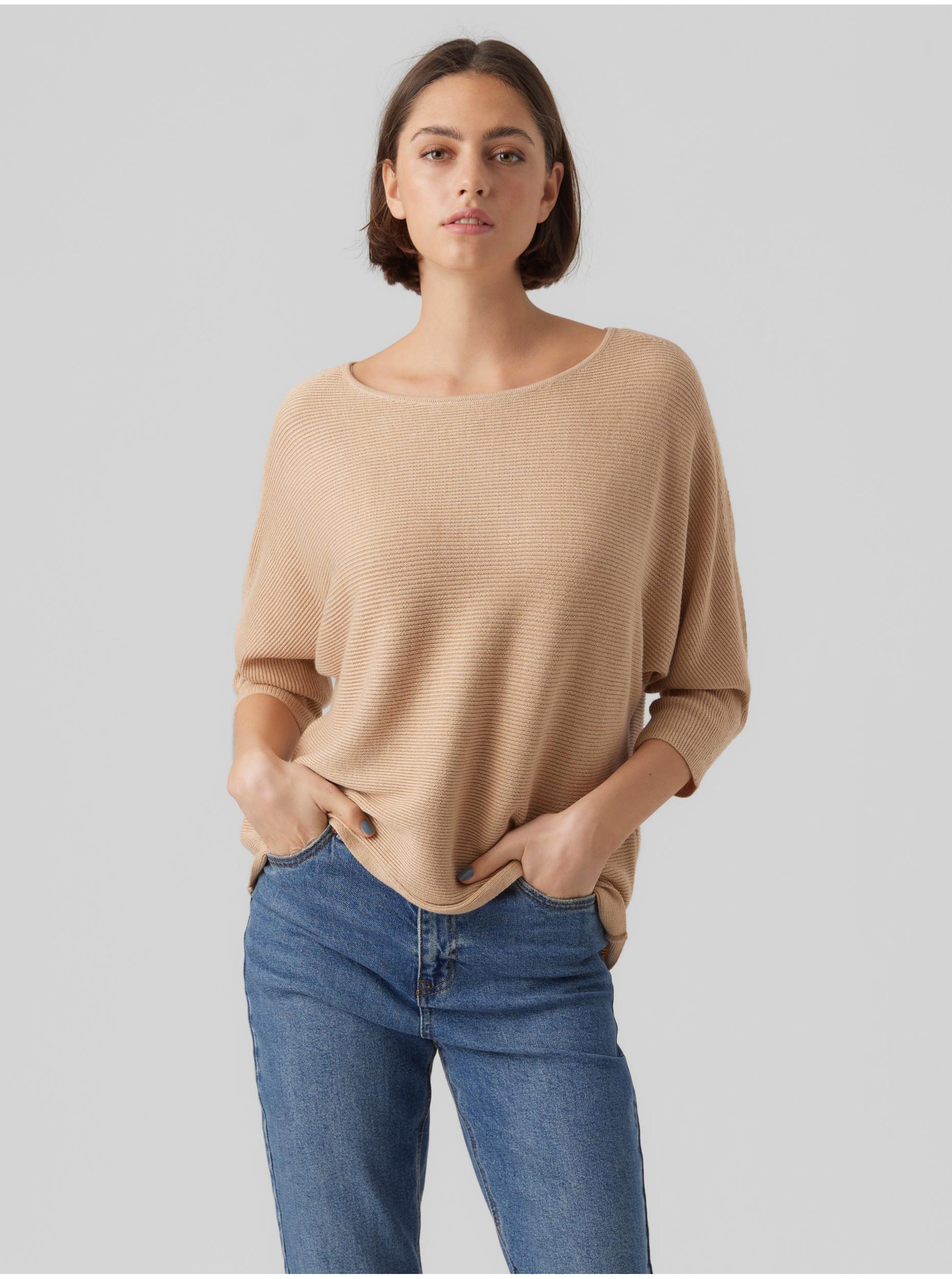 Women's sweater Vero Moda Beige