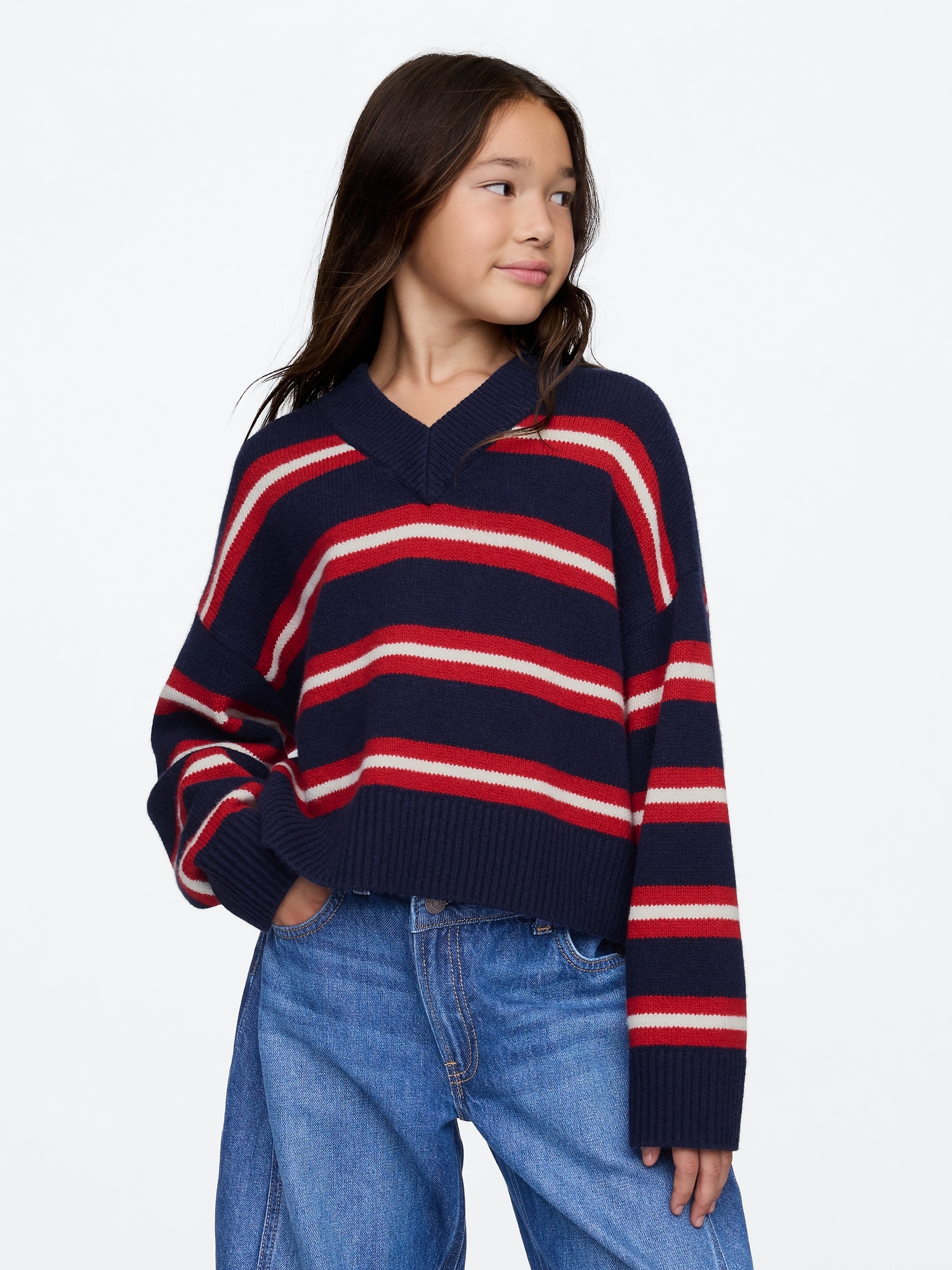 GAP Childrens oversize sweater CashSoft - Girls