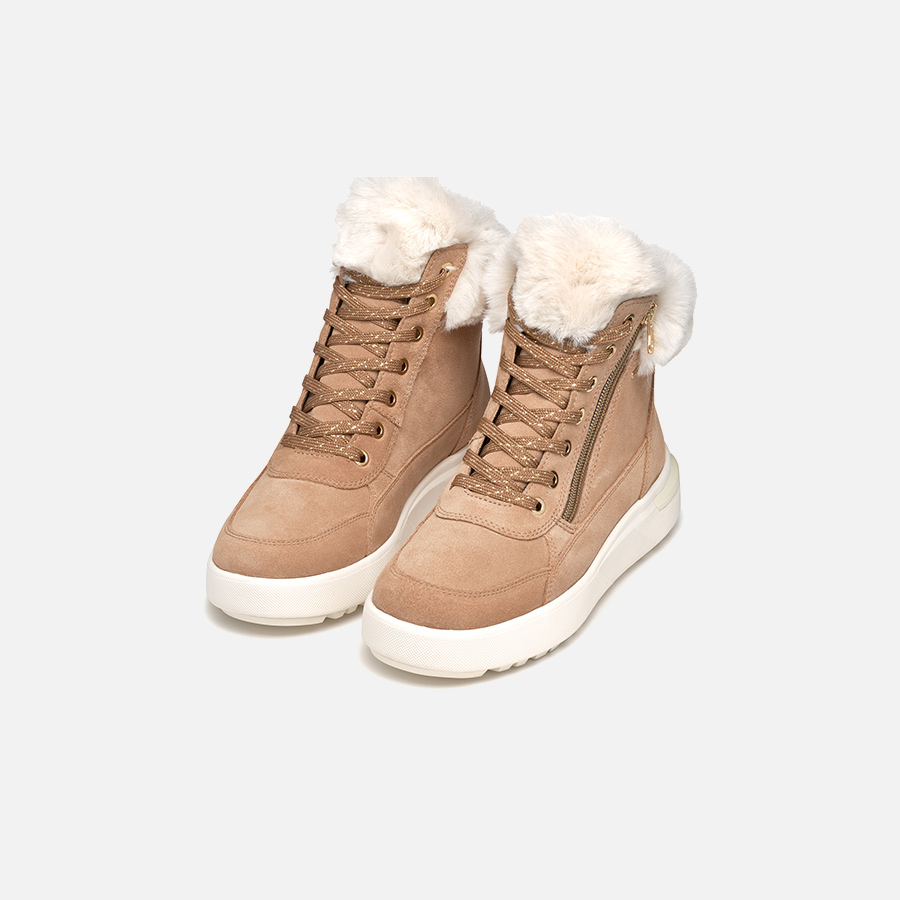 Brown women's ankle boots Geox Dalyla B ABX - Women's
