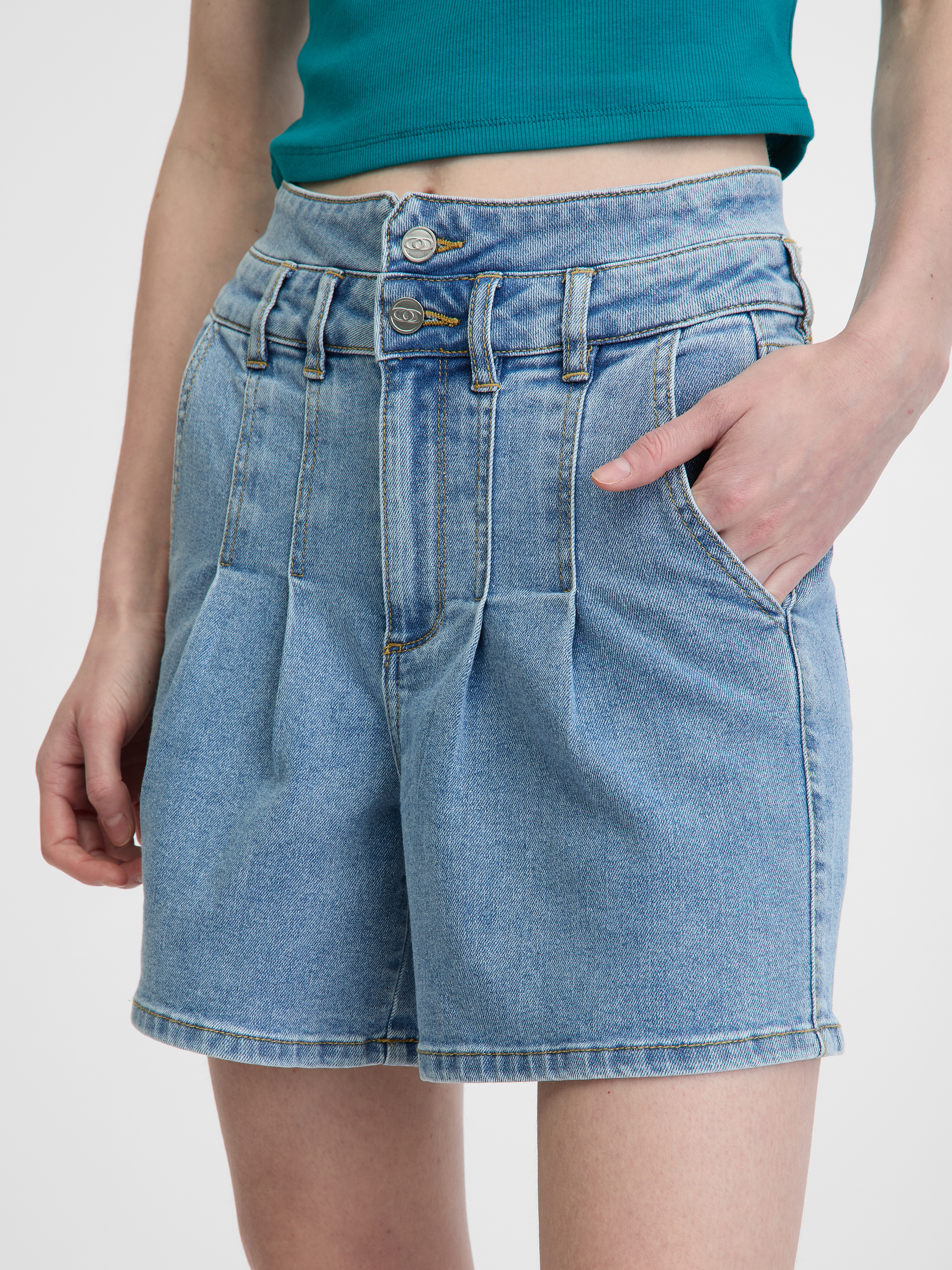 Orsay Light Blue Women&#039;s Denim Shorts - Women&#039;s