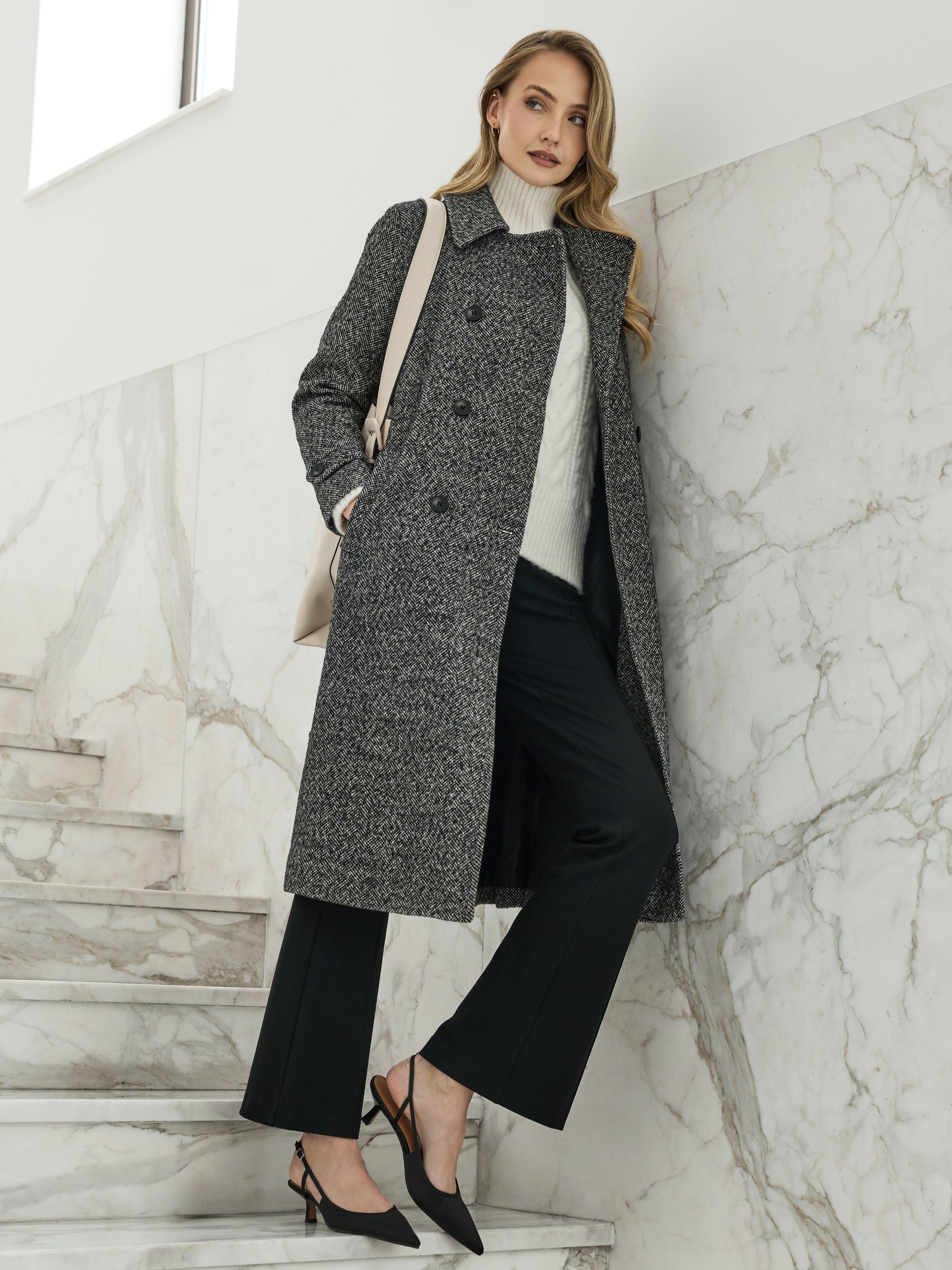 Grey women's coat ORSAY - Women's
