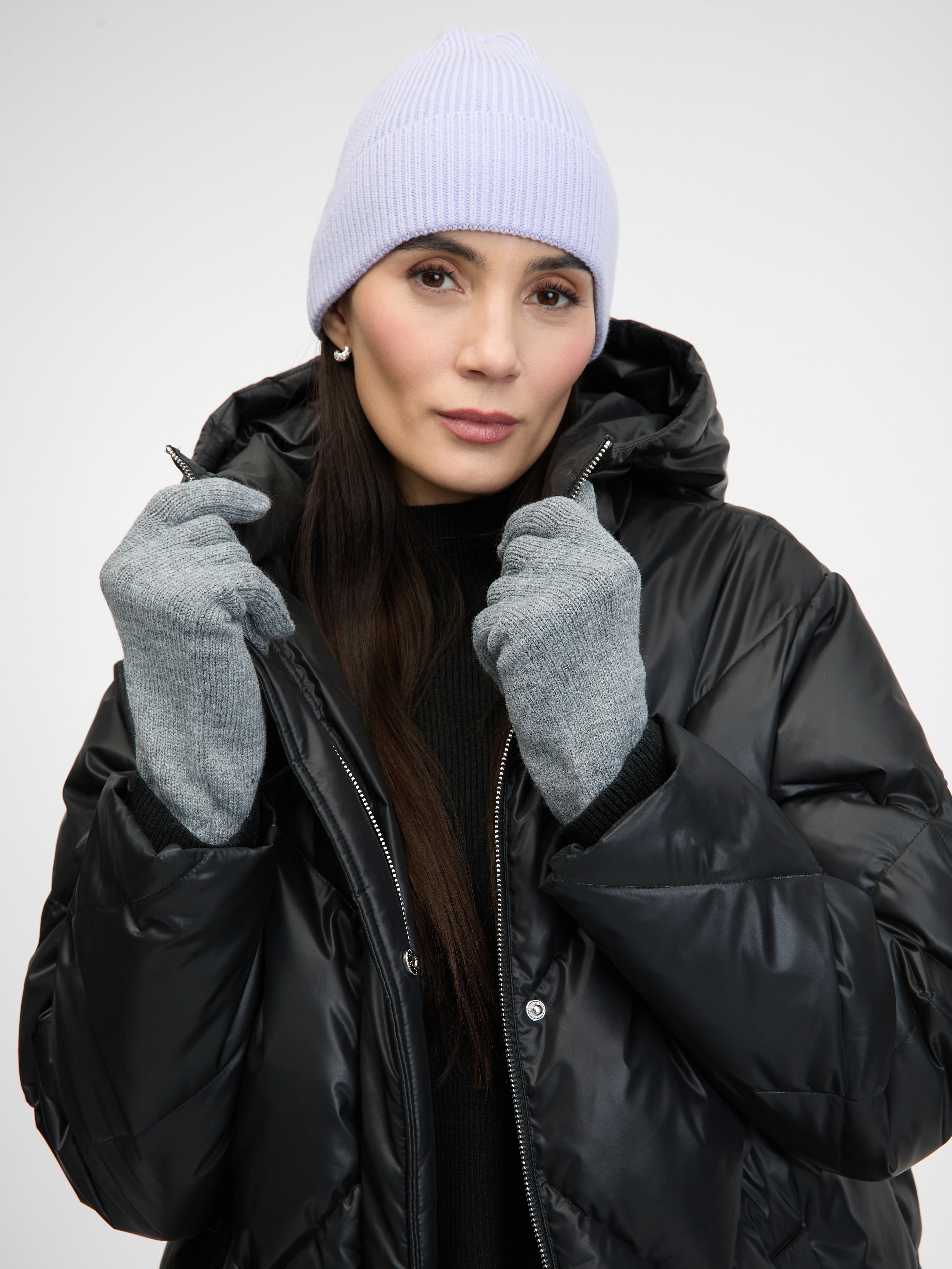 Black and grey women&#039;s gloves 2 pcs ORSAY - Women&#039;s