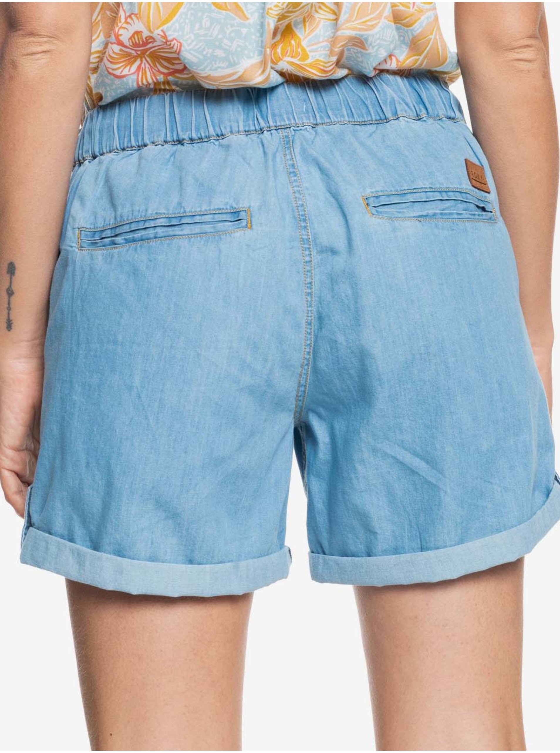Blue Women's Denim Shorts Roxy Milady Beach - Women