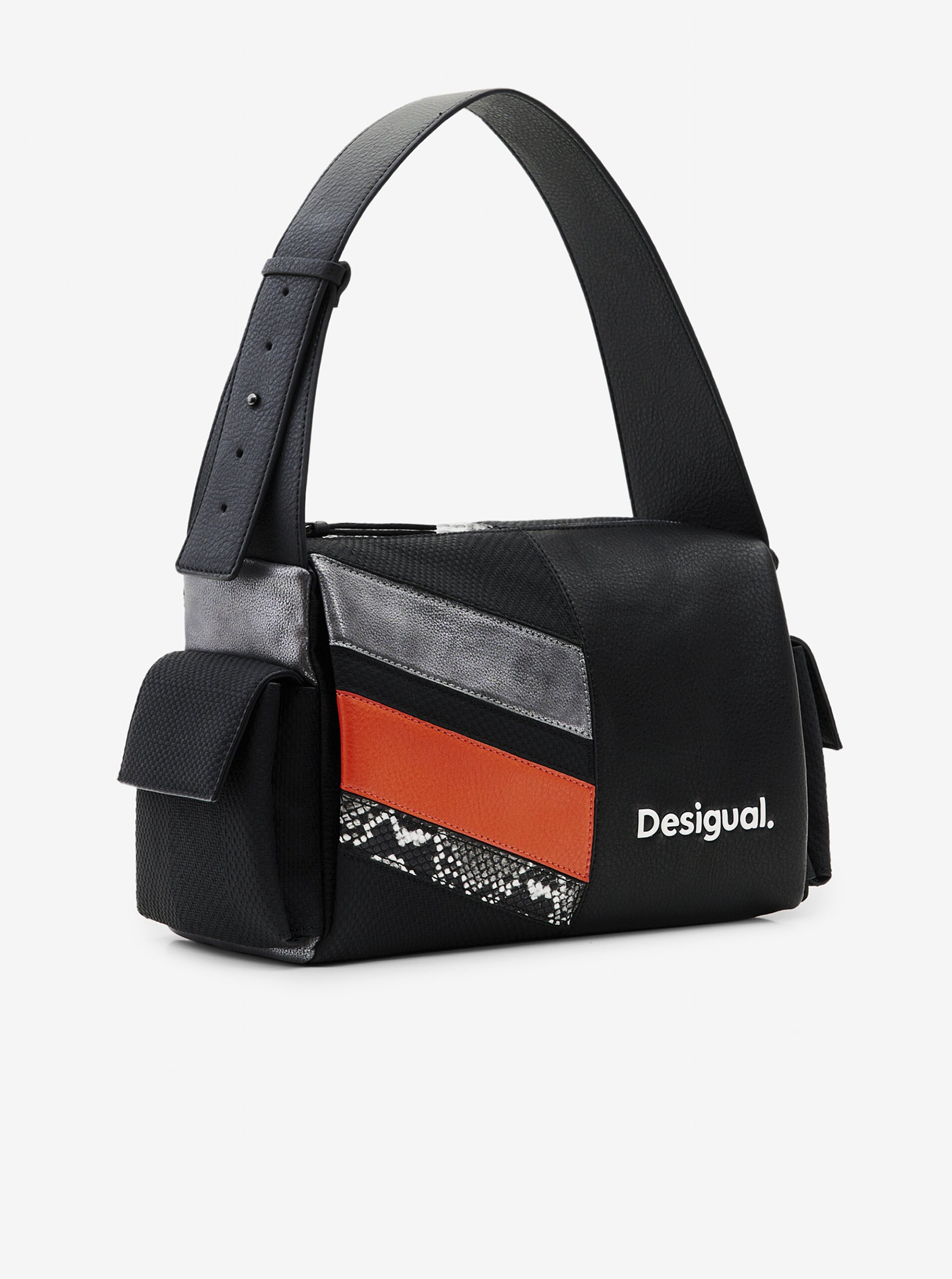 Genti pentru femei Desigual - negru, oranj