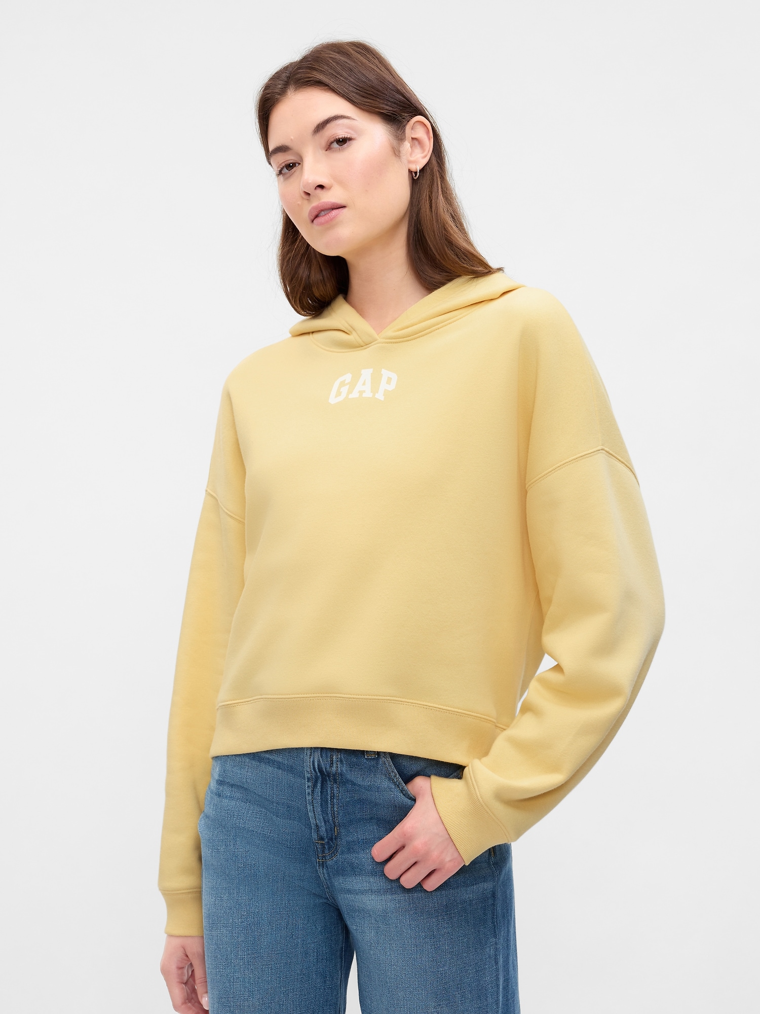GAP Crop sweatshirt with logo - Womens