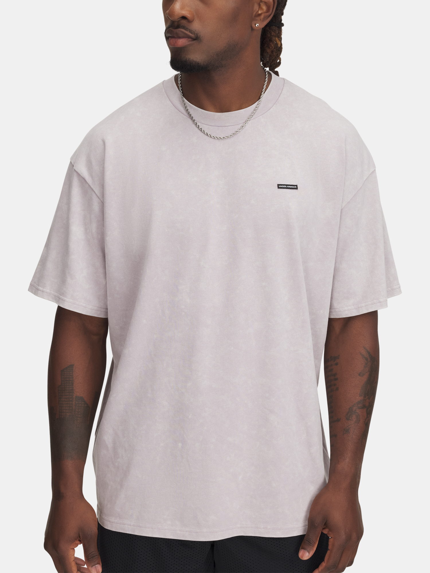 Men&#039;s T-shirt Under Armour UA M HW OS LOGO WASH SS - Men&#039;s