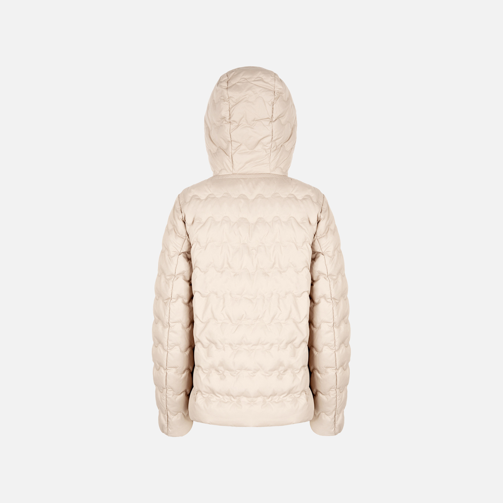 Cream women's down jacket Geox Myluse - Women's