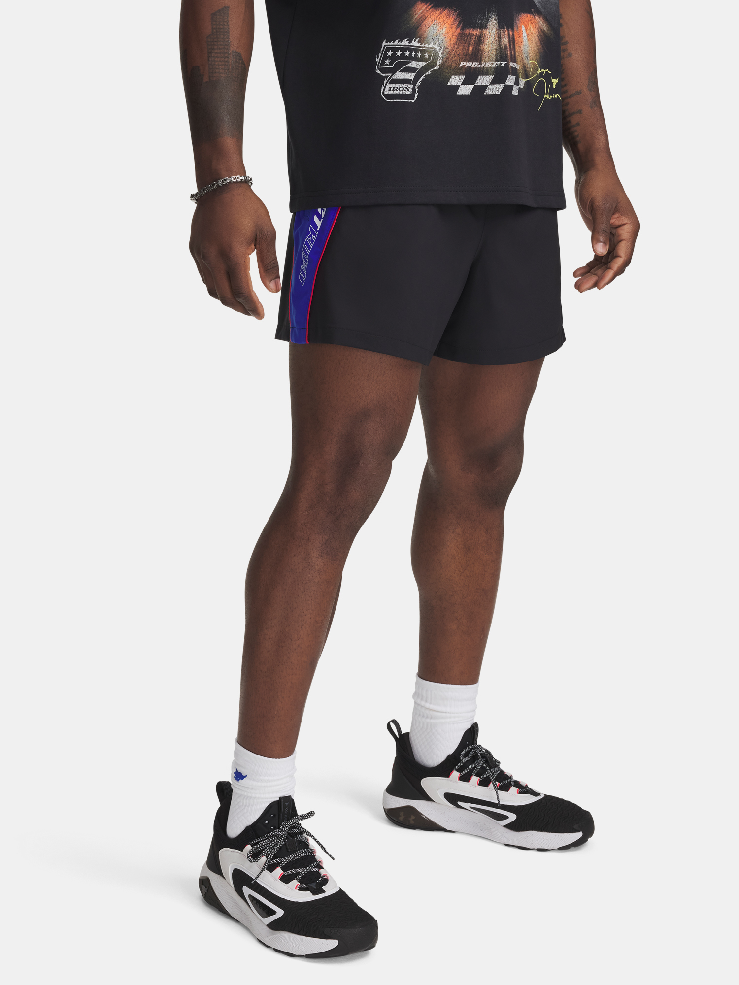 Pánské kraťasy Under Armour Pjt Rck Colorblock Wvn Short - Pánské