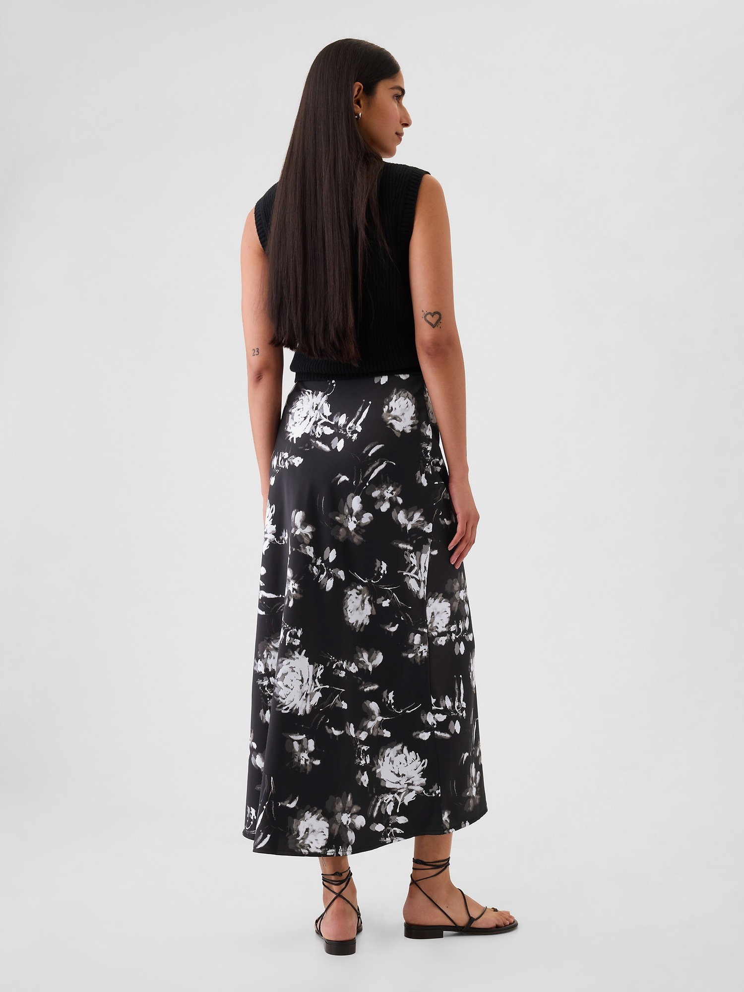 GAP Satin maxi skirt - Women's