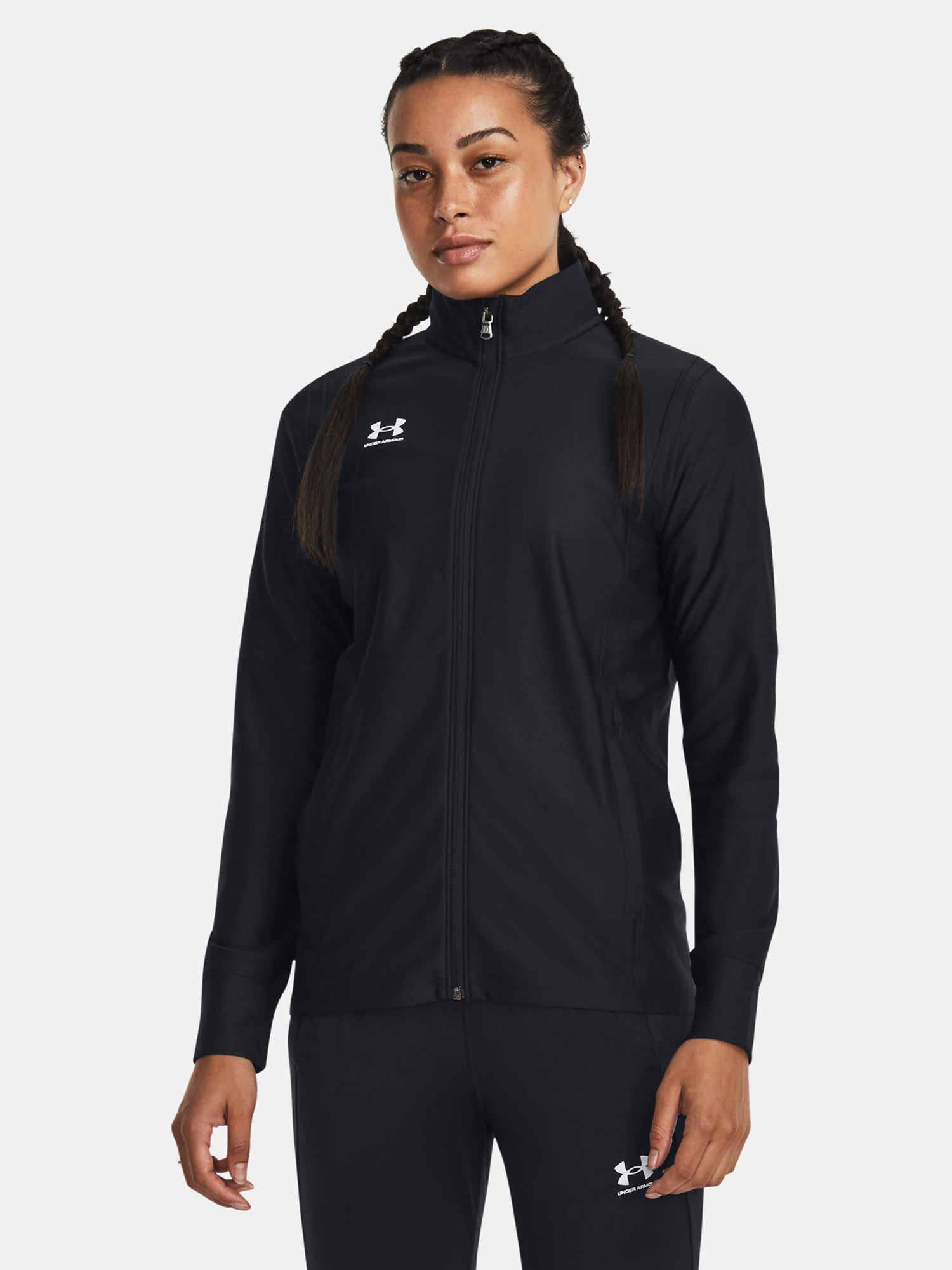Čierna dámska športová bunda Under Armour Track