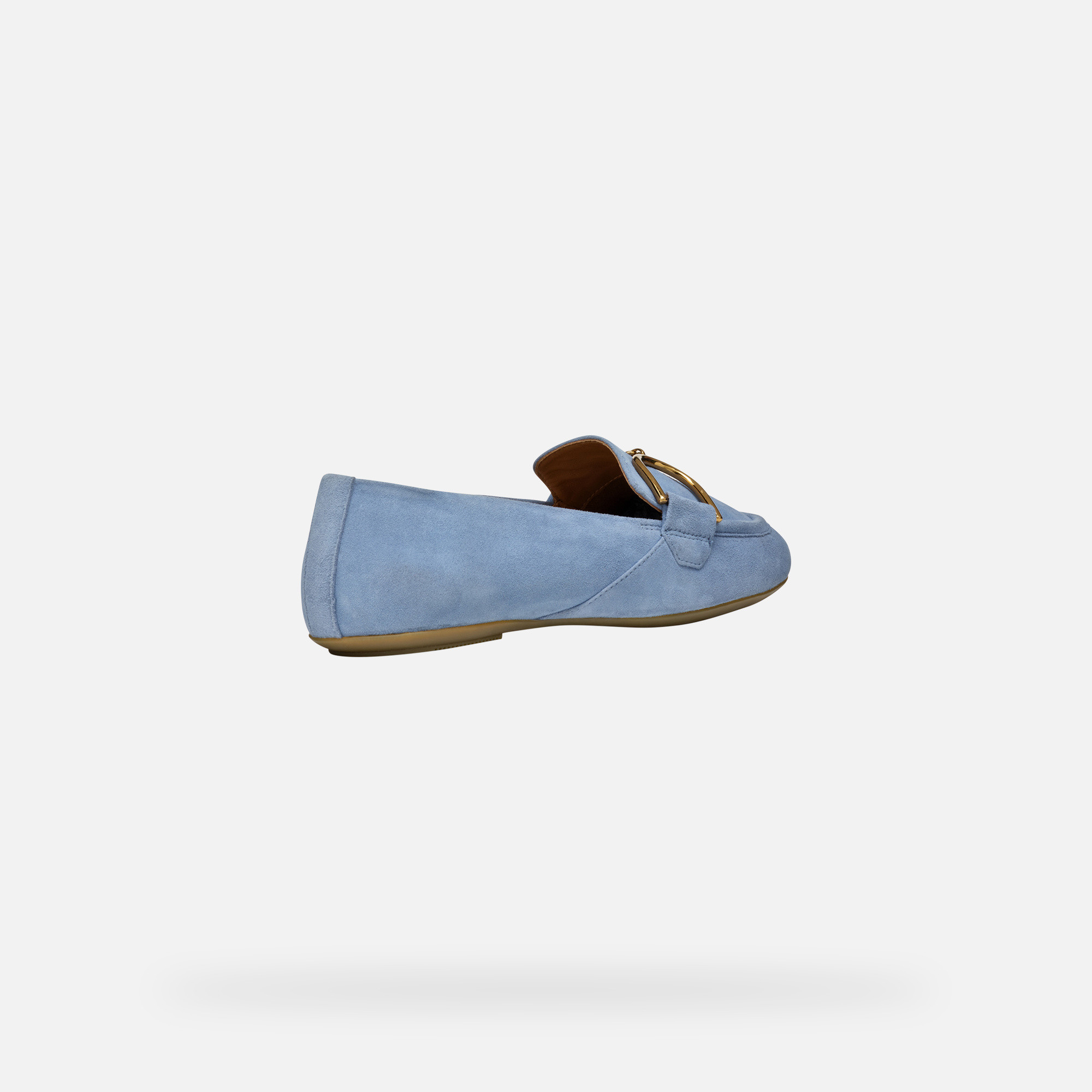 Light blue women&#039;s moccasins Geox Palmaria - Women&#039;s