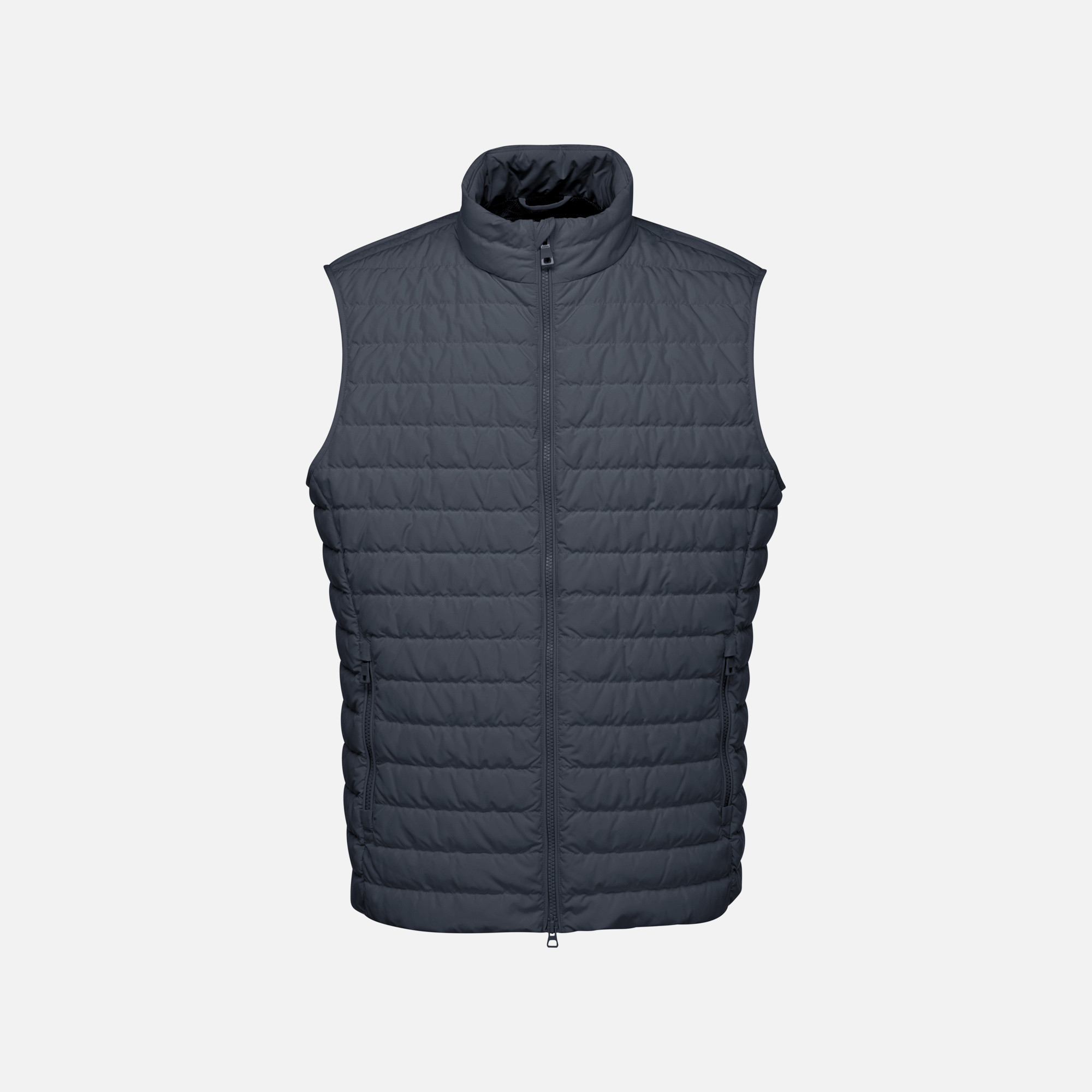 Dark Blue Men's Quilted Jacket Geox Warrens - Mens