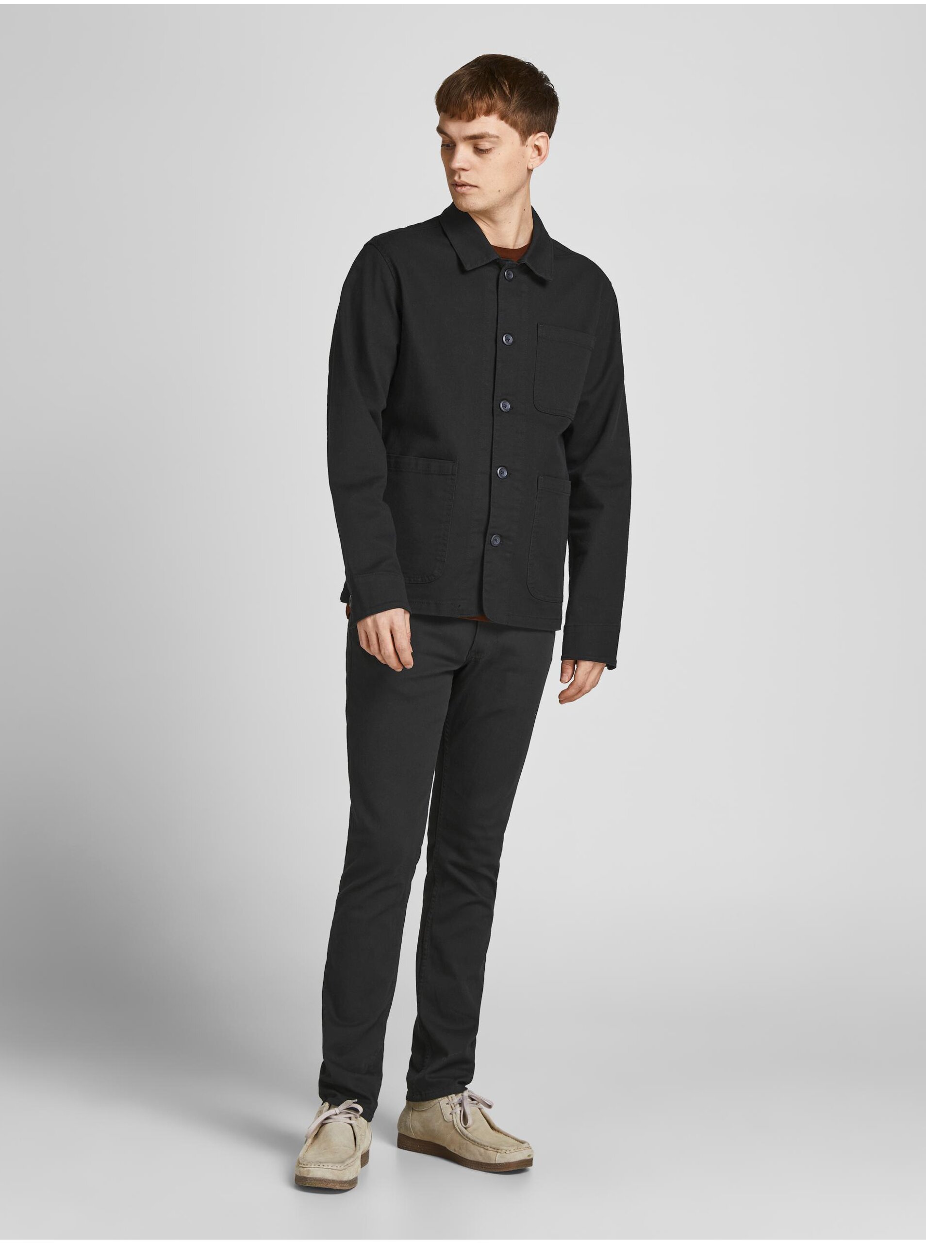 Slim fit pentru barbati Jack & Jones - negru