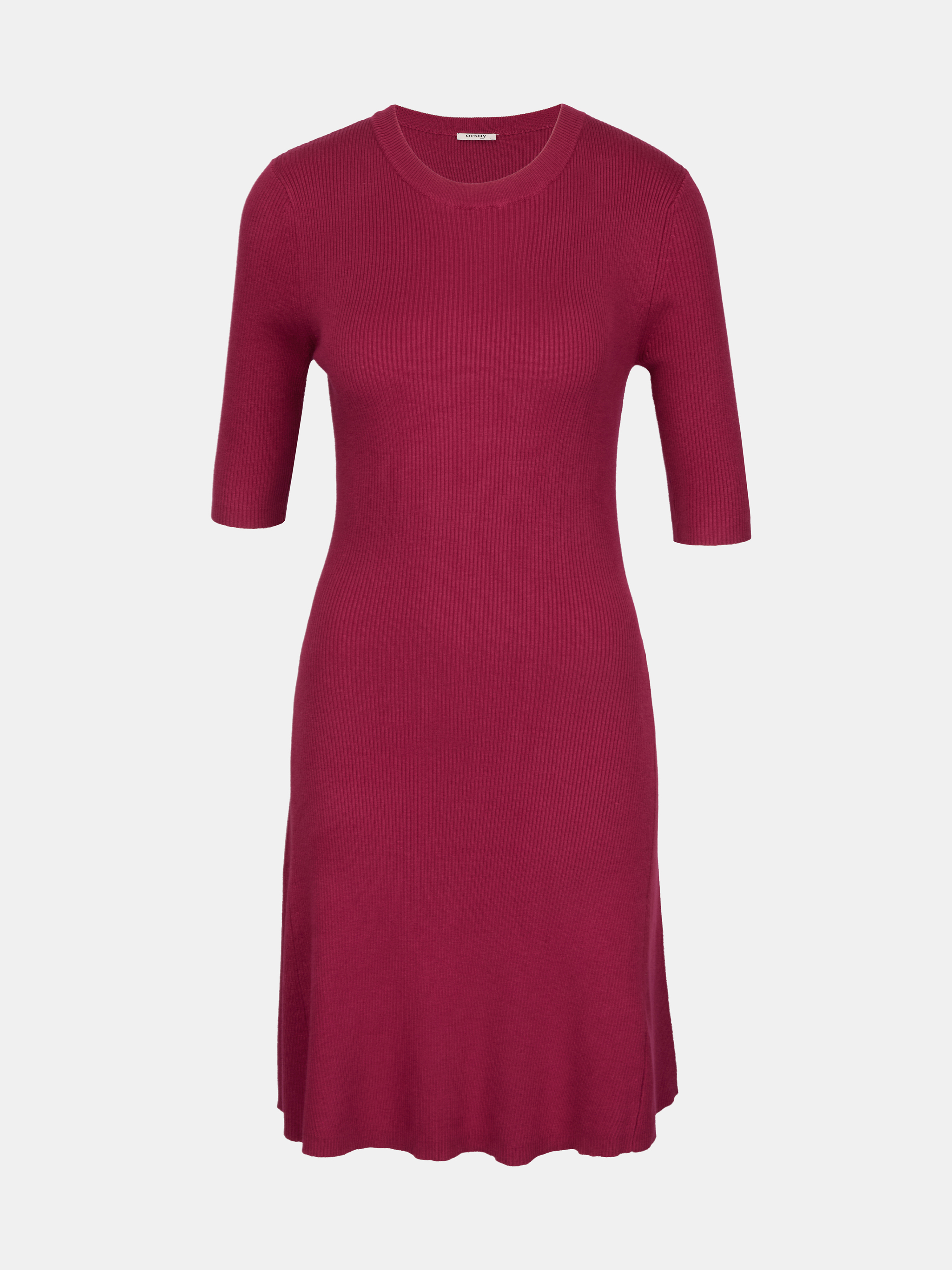 Bordové dámske midi šaty ORSAY
