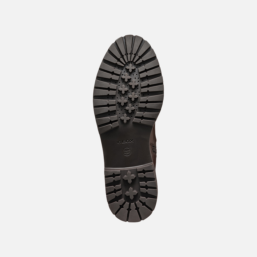 Dark brown women&#039;s boots Geox Iridea - Women&#039;s