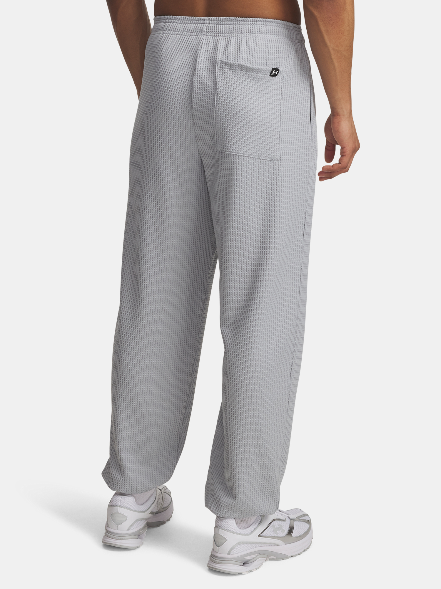 Men&#039;s Under Armour UA Rival Waffle Jogger-GRY Sweatpants - Mens