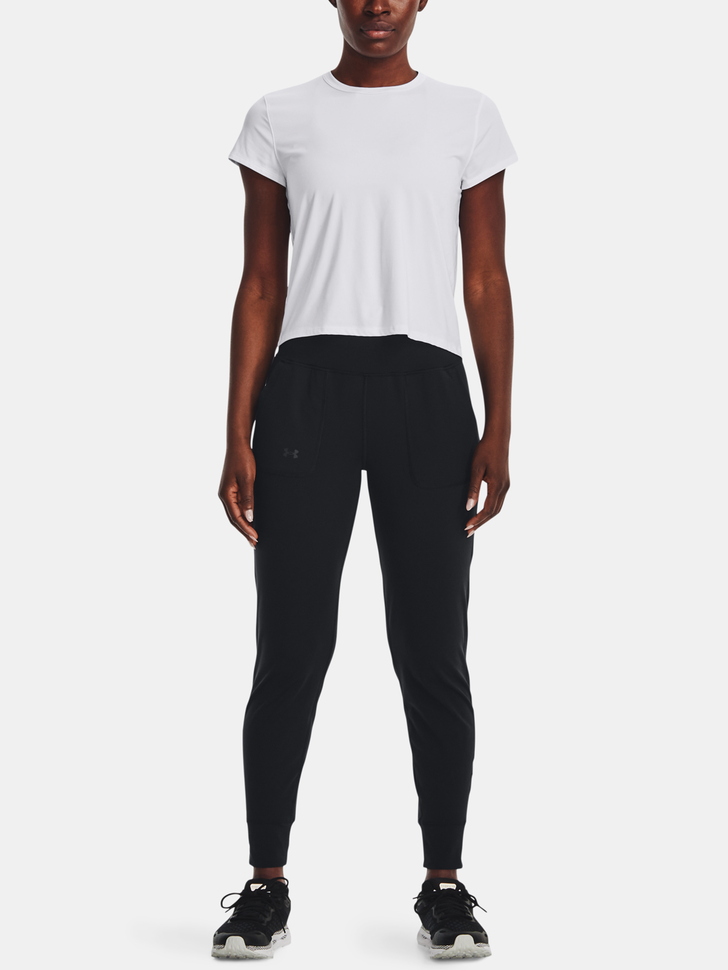 Pantaloni sport pentru femei Under Armour - negru