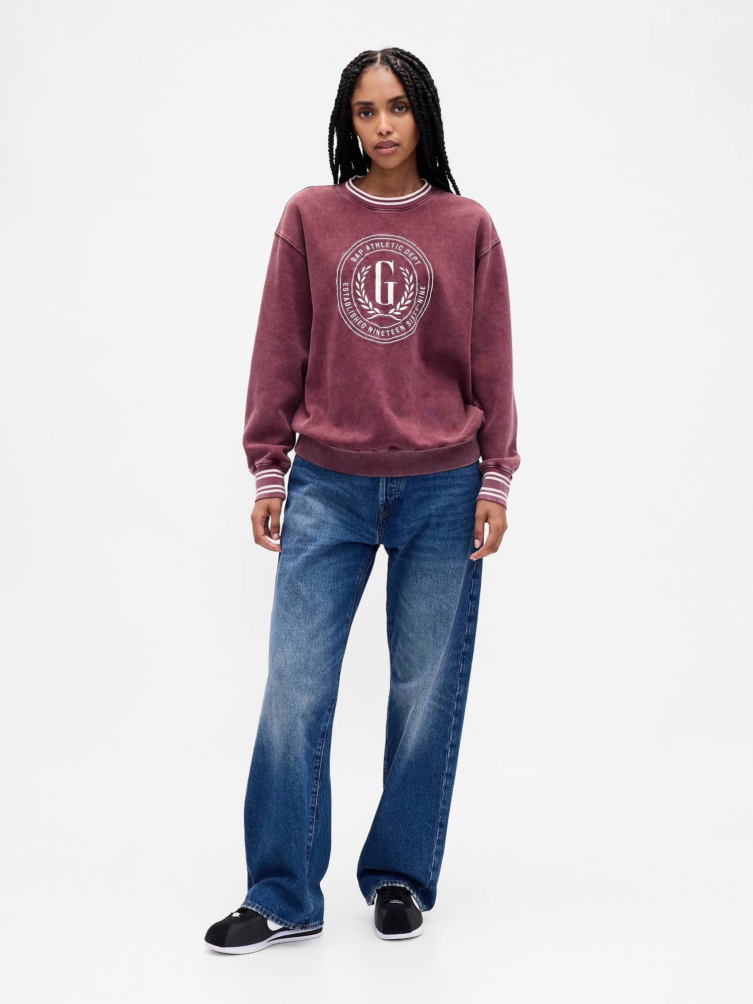 GAP Oversize sweatshirt VintageSoft - Women's