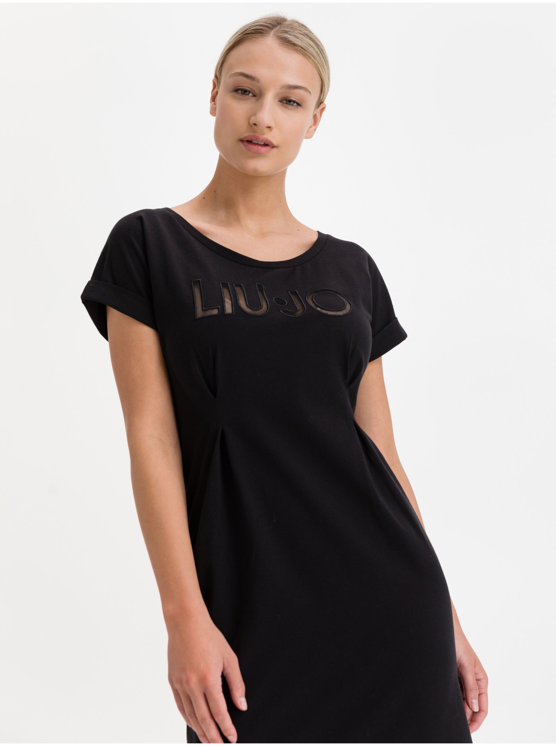 Levně Černé šaty Liu Jo - Dámské